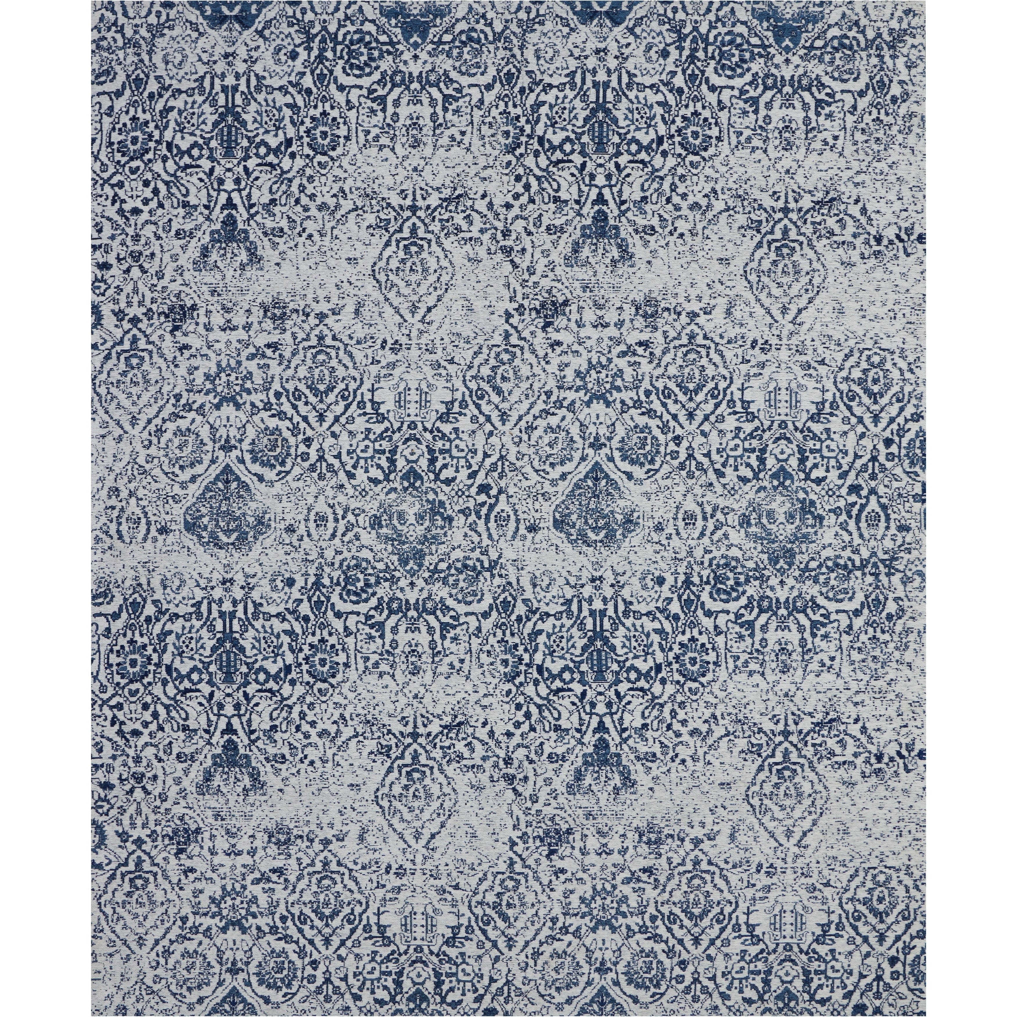 Tapis contemporain Nourison Damas vieilli