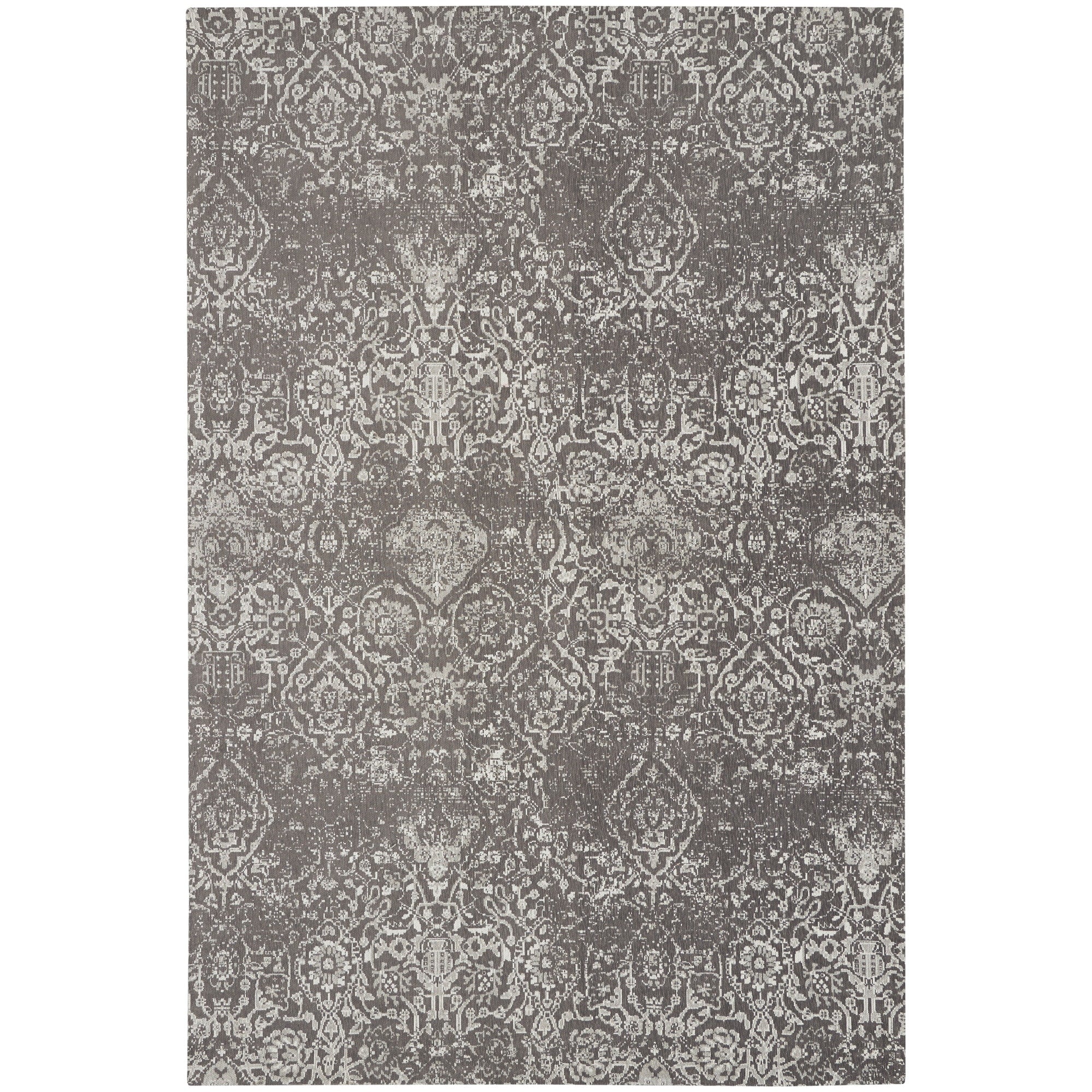 Tapis contemporain Nourison Damas vieilli
