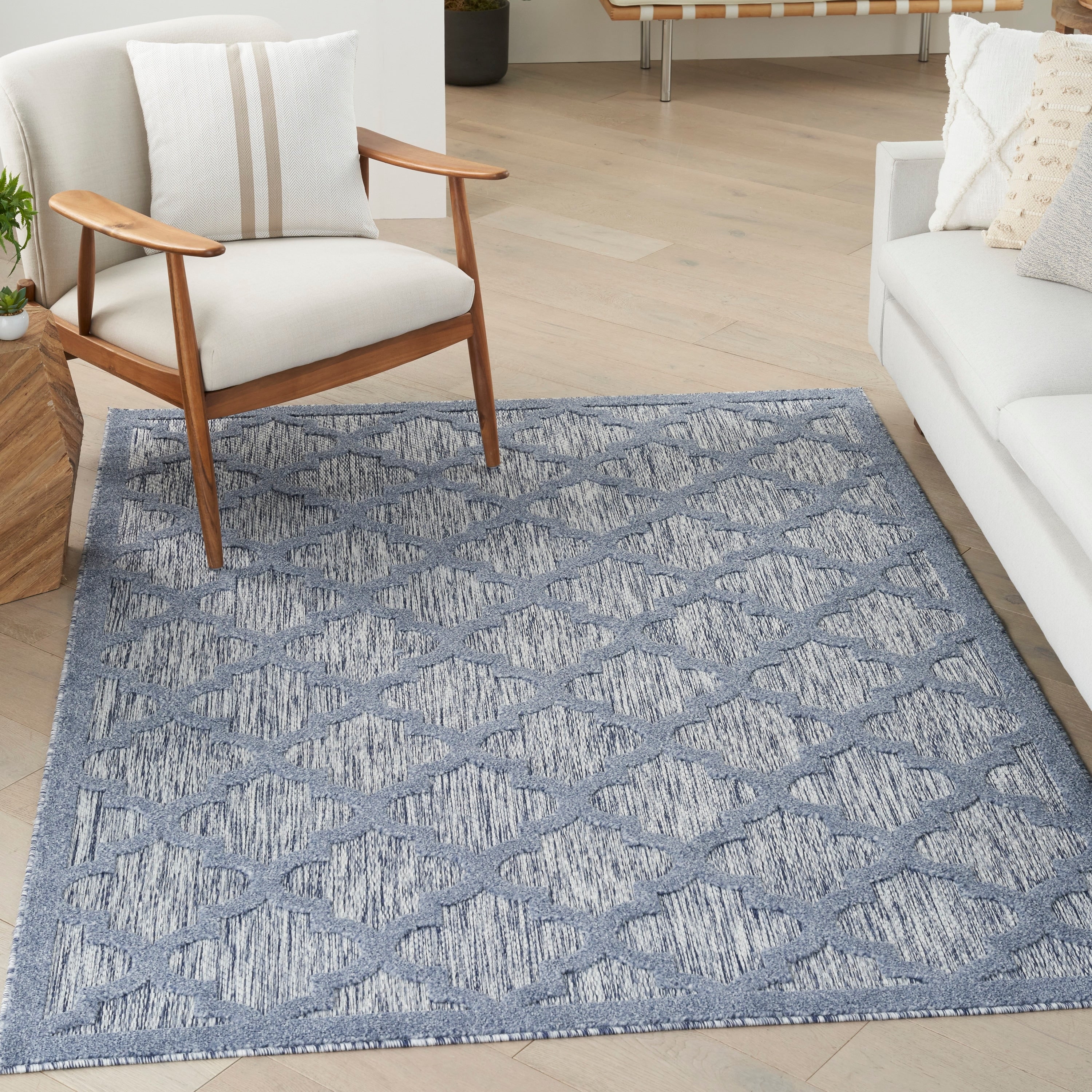 Nourison Easy Care Indoor/Outdoor Moroccan Trellis Area Rug