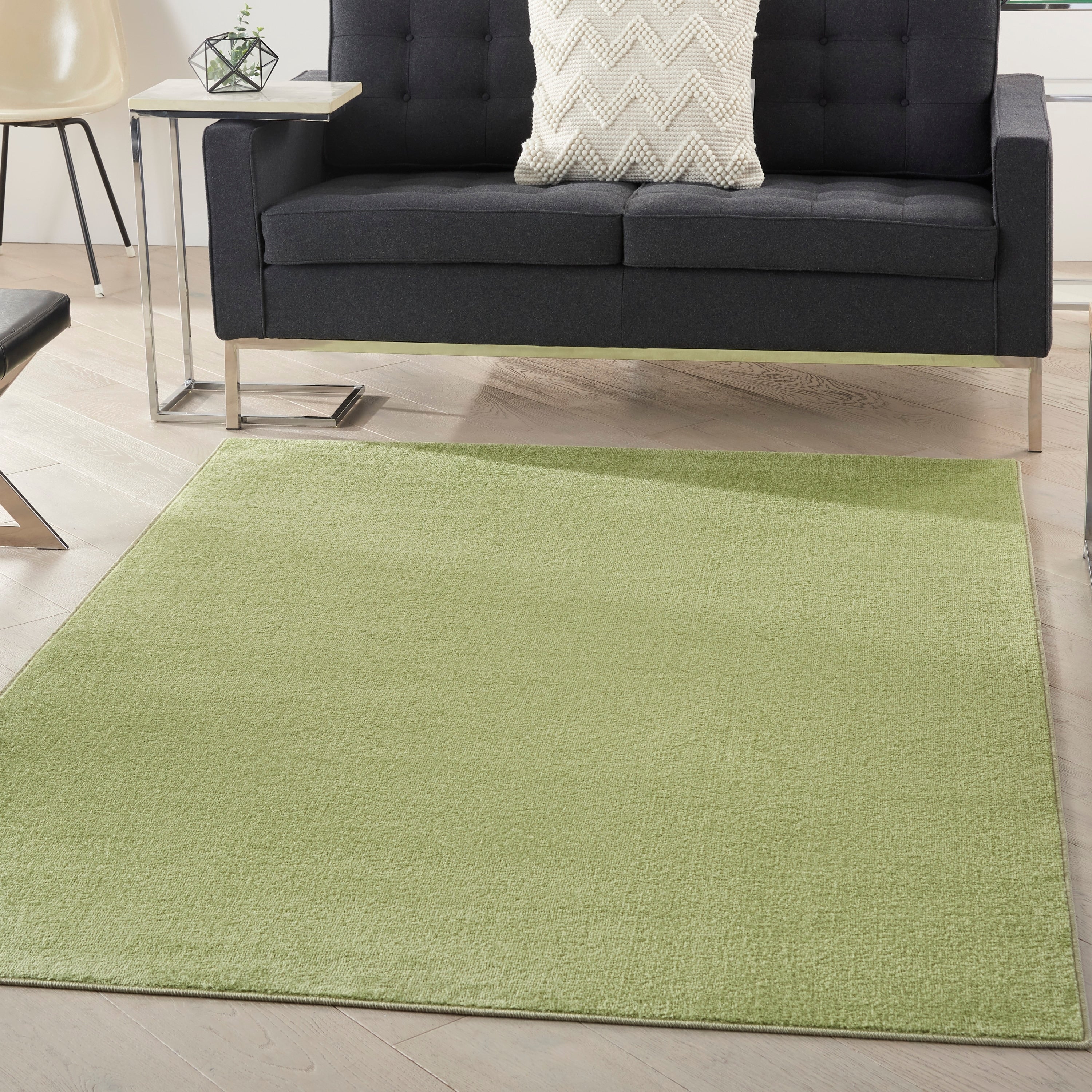 Nourison Essentials Solid Contemporary Indoor/Outdoor Area Rug