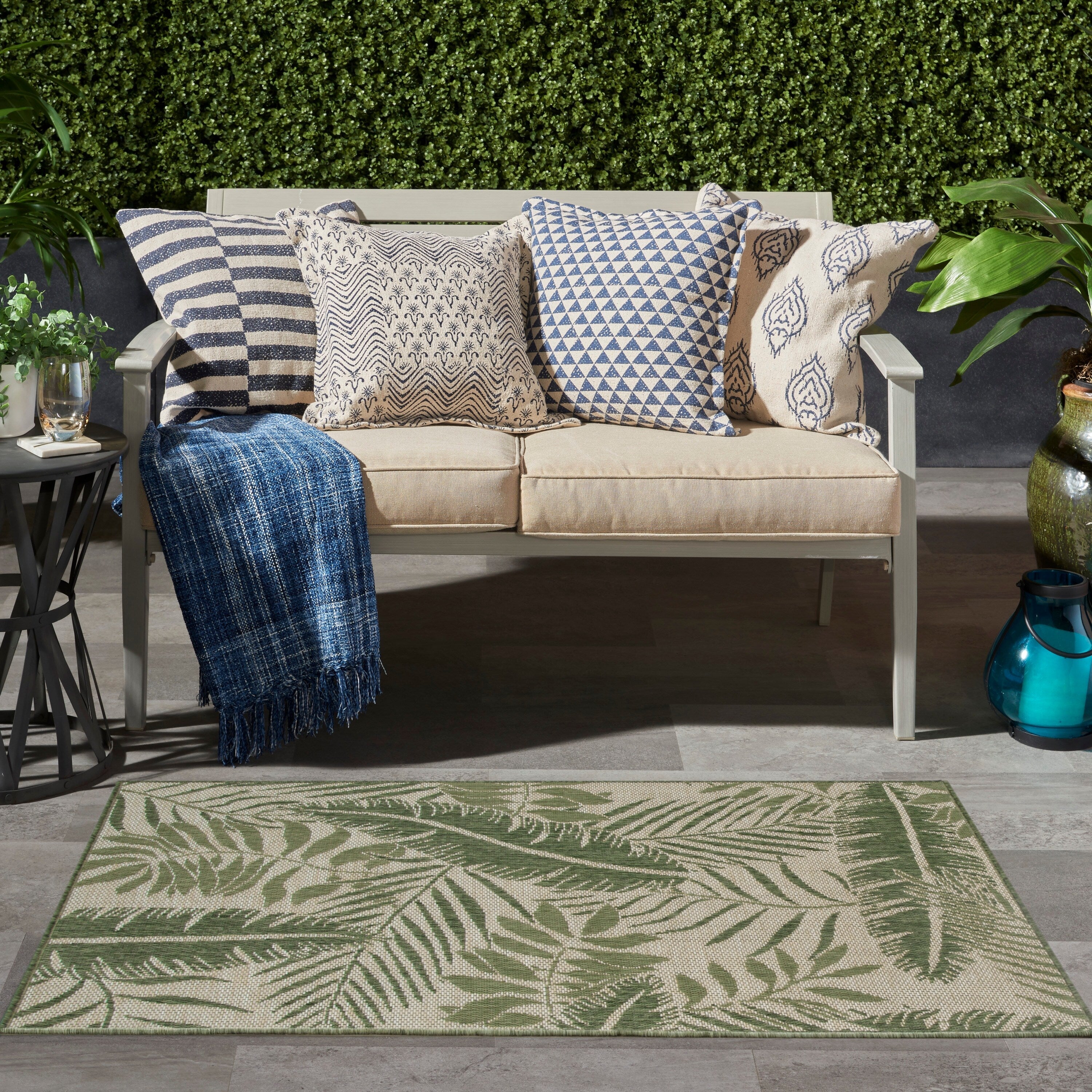 Nourison Garden Oasis Indoor/Outdoor Nature Area Rug