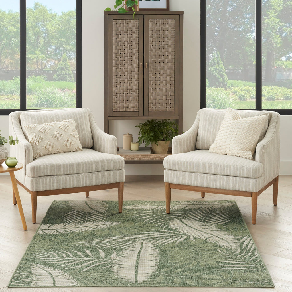 Nourison Garden Oasis Indoor/Outdoor Nature Area Rug