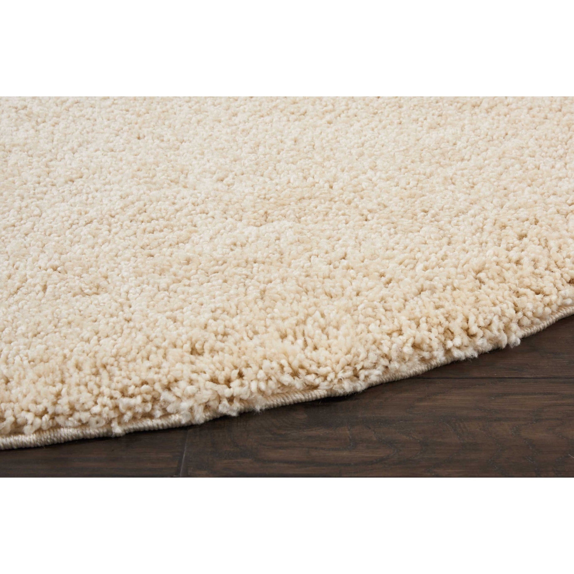 Tapis Nourison Malibu Shag moderne en peluche unie
