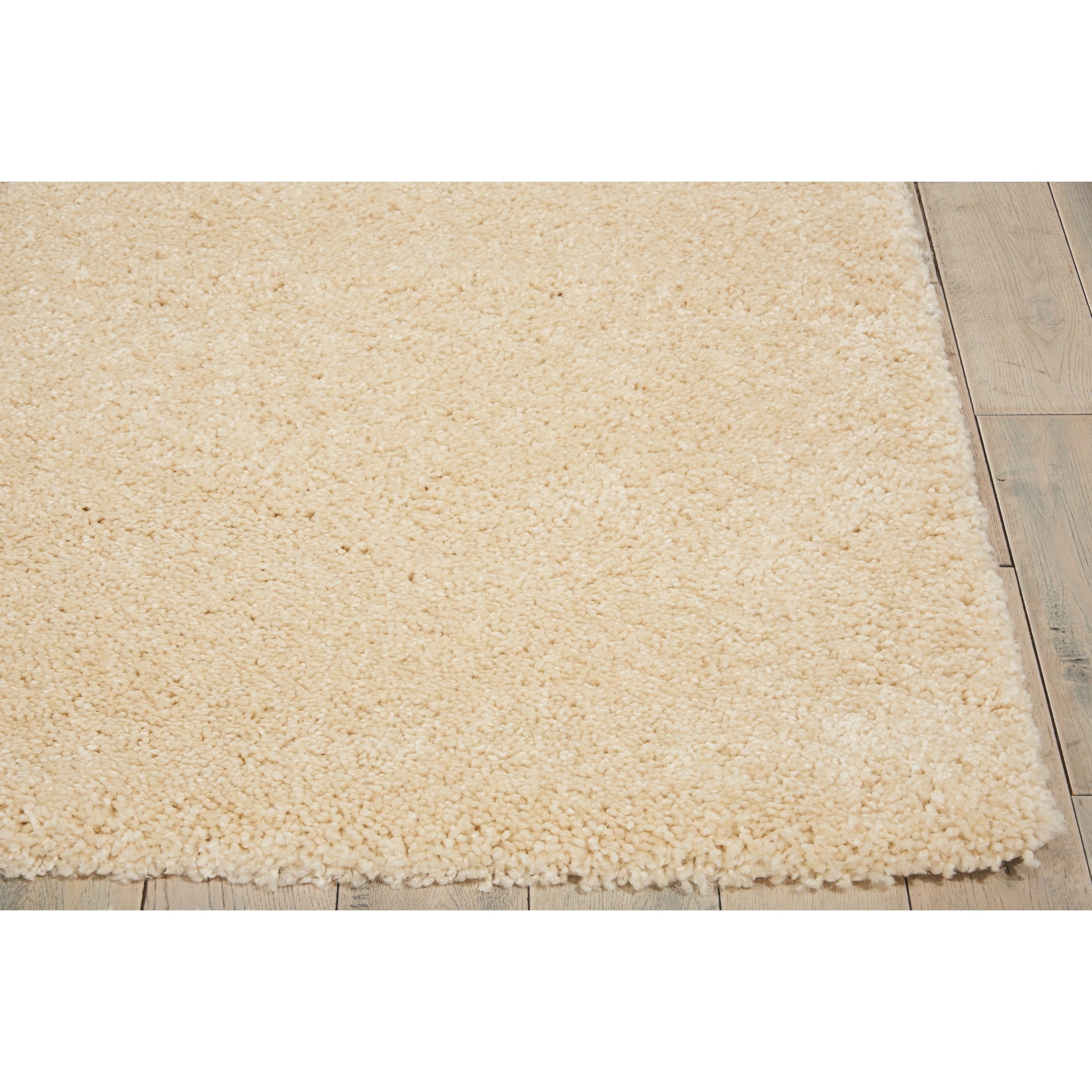 Tapis Nourison Malibu Shag moderne en peluche unie