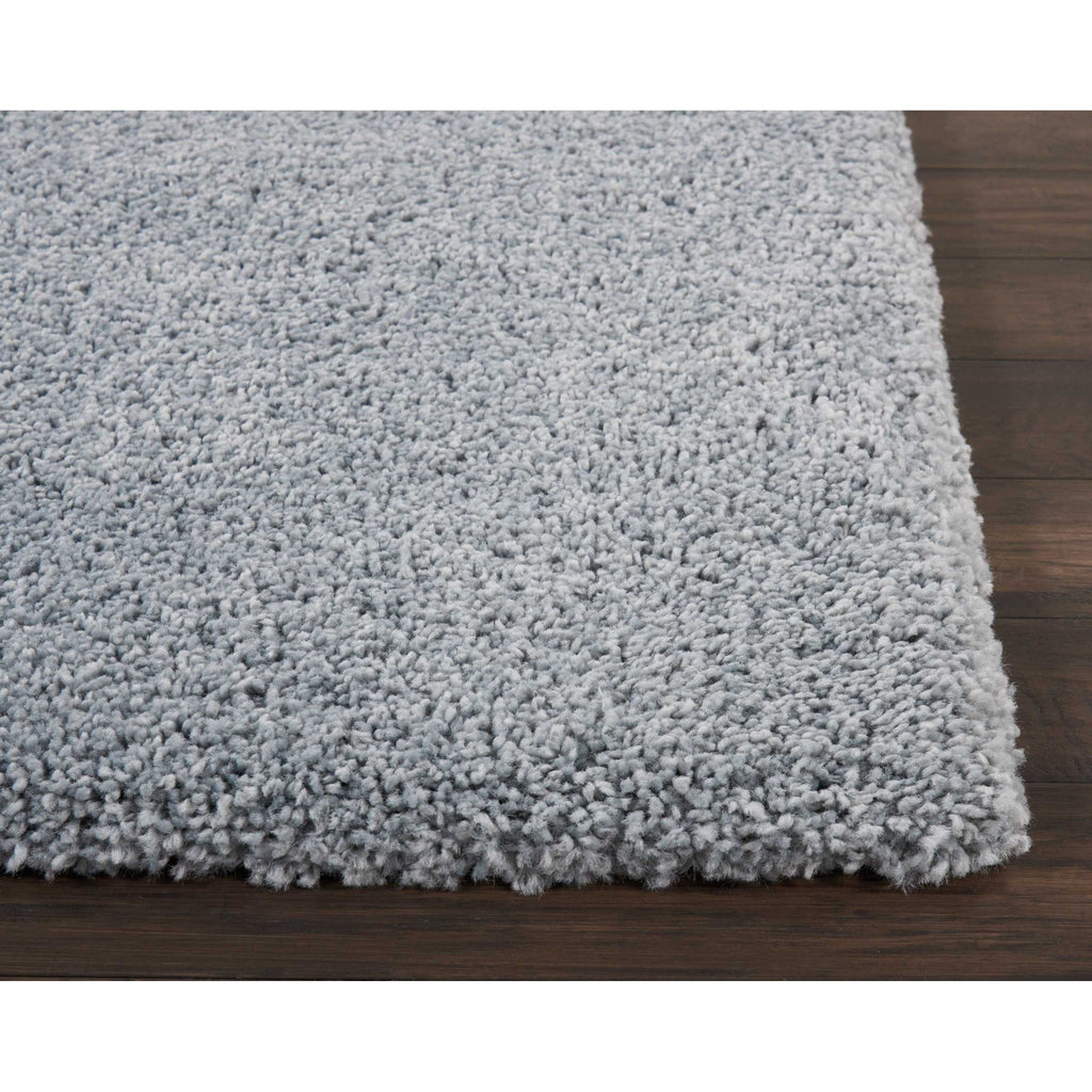 Tapis Nourison Malibu Shag moderne en peluche unie
