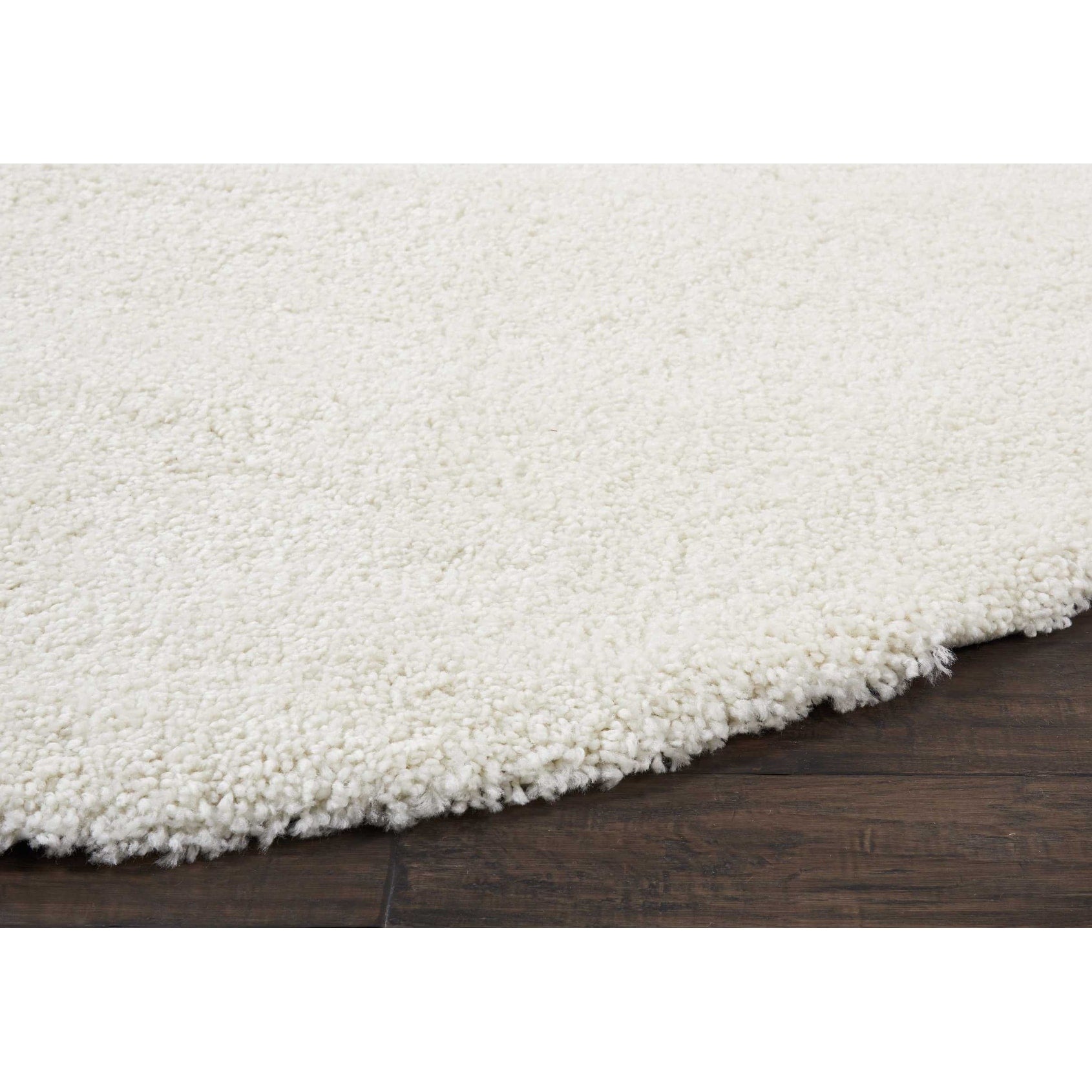Tapis Nourison Malibu Shag moderne en peluche unie