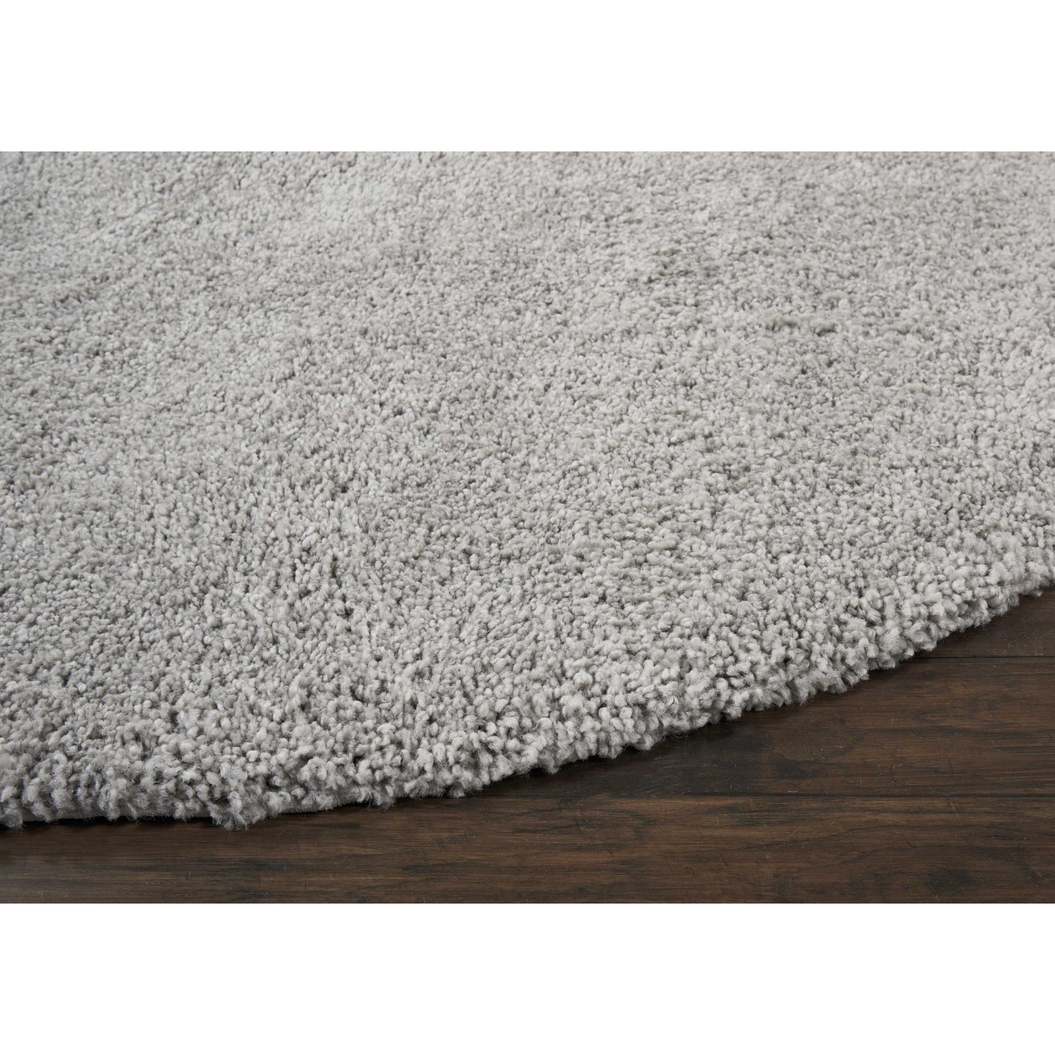 Tapis Nourison Malibu Shag moderne en peluche unie