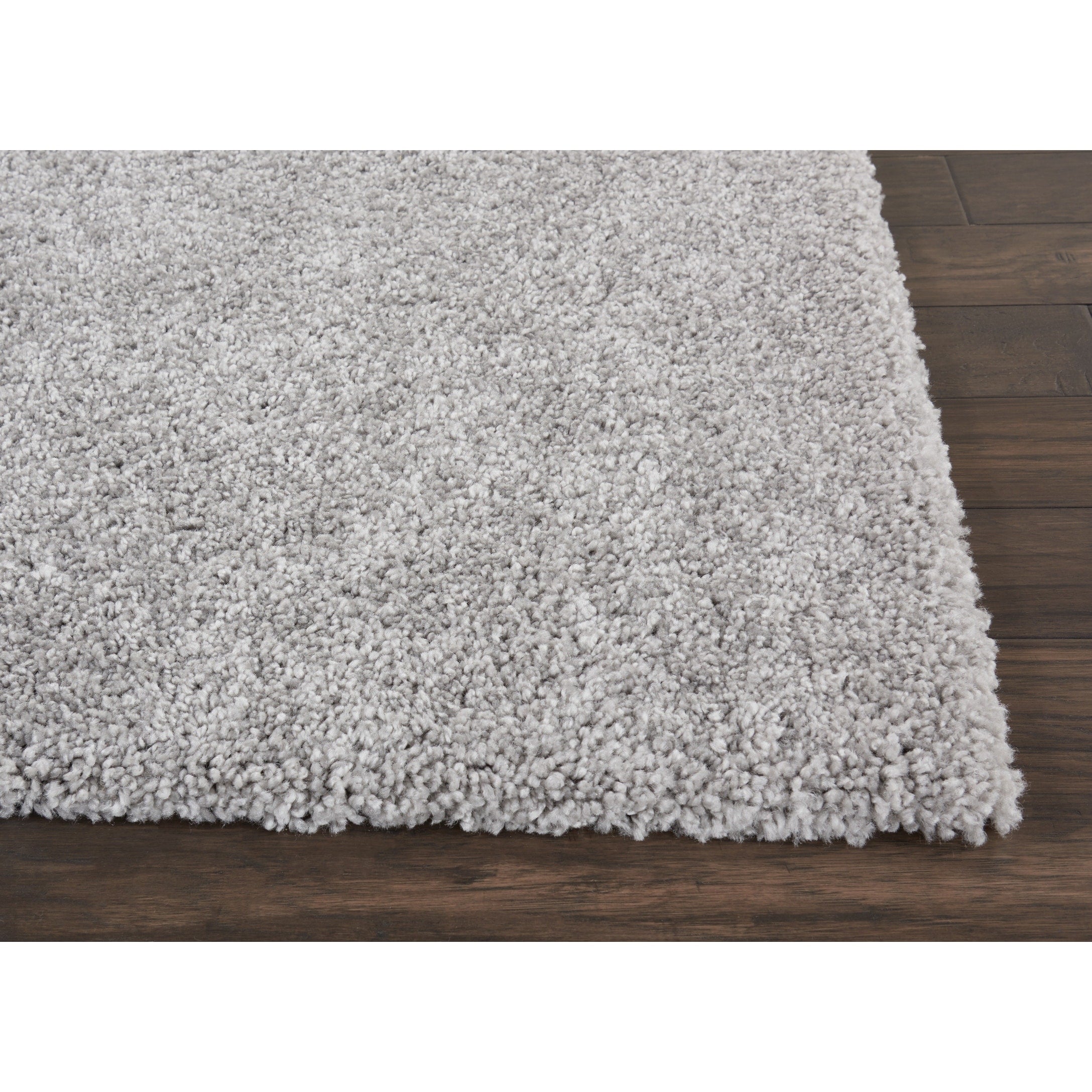Tapis Nourison Malibu Shag moderne en peluche unie