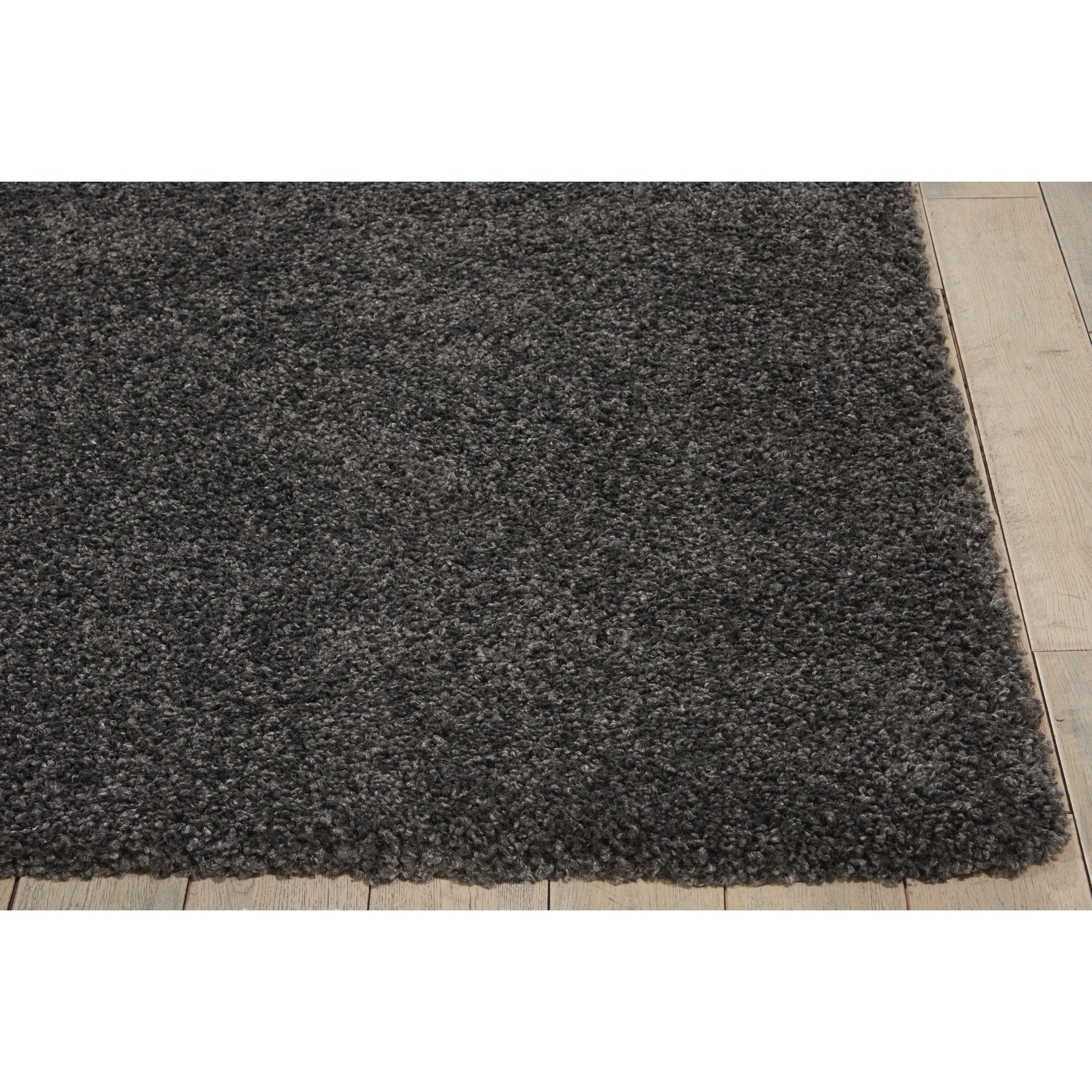 Tapis Nourison Malibu Shag moderne en peluche unie