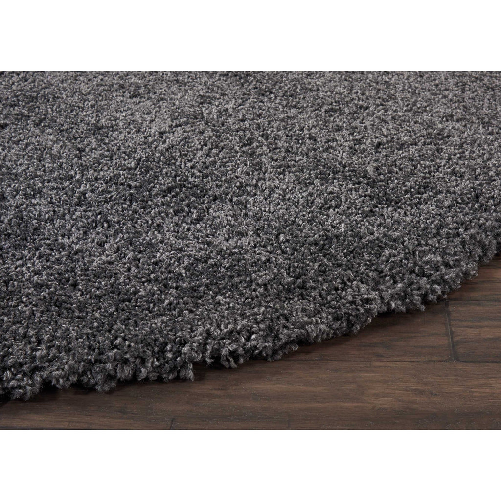 Tapis Nourison Malibu Shag moderne en peluche unie