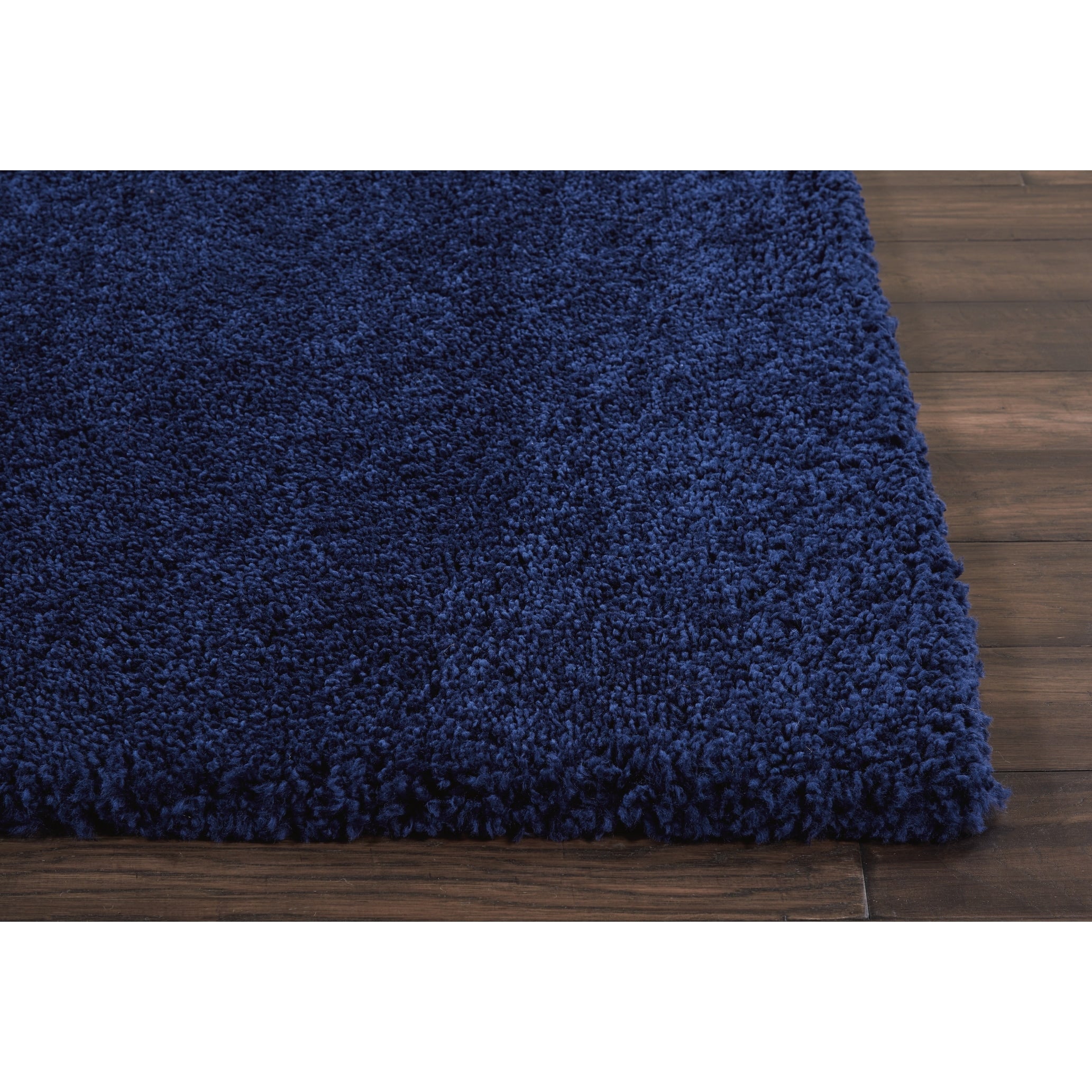 Tapis Nourison Malibu Shag moderne en peluche unie