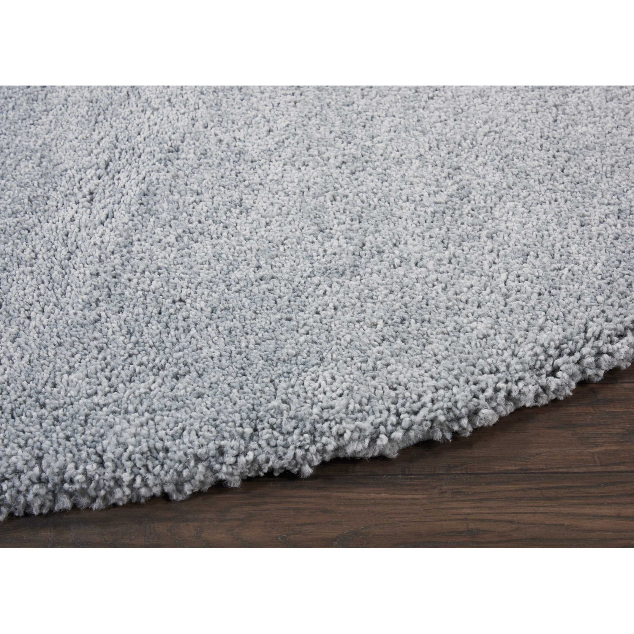 Tapis Nourison Malibu Shag moderne en peluche unie