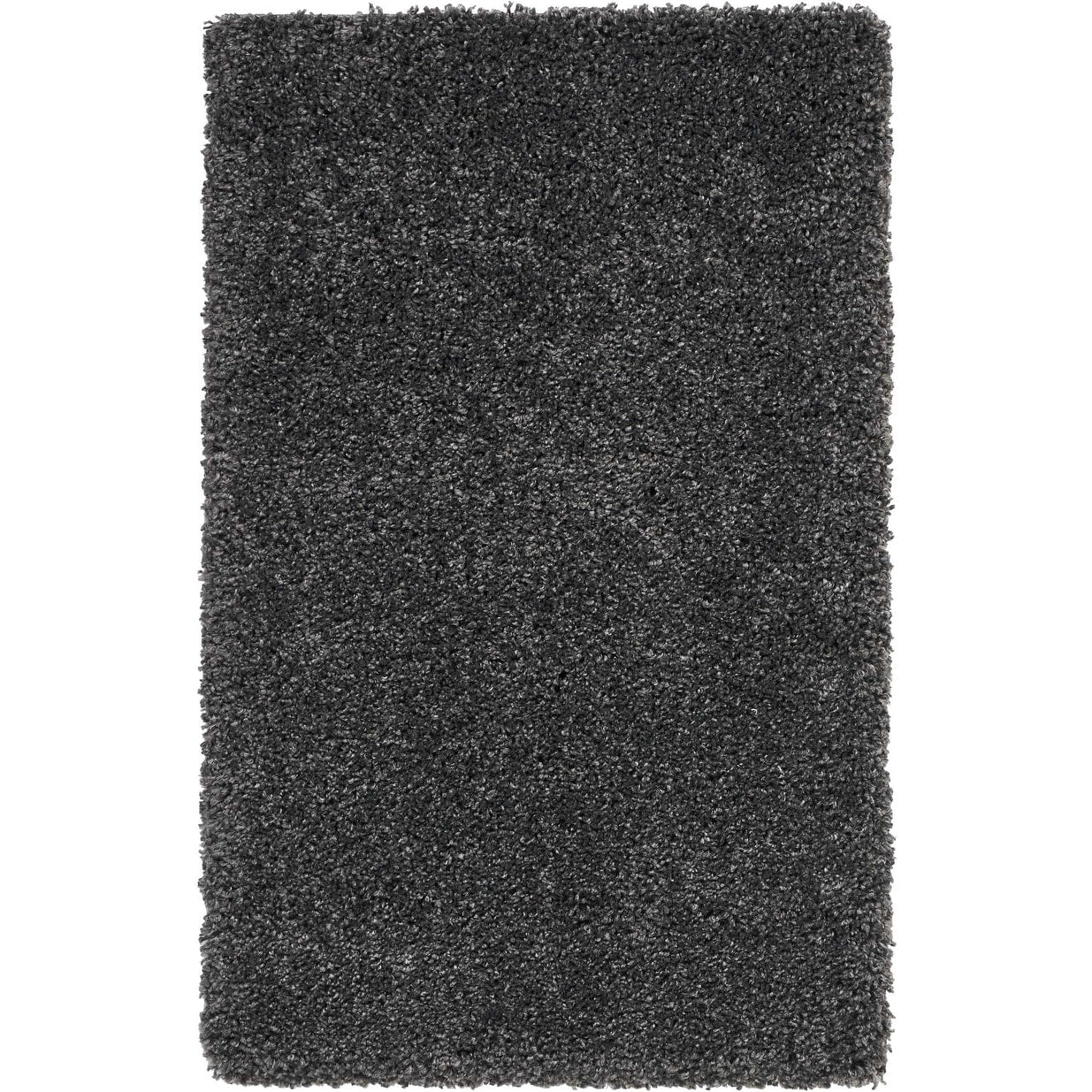 Tapis Nourison Malibu Shag moderne en peluche unie