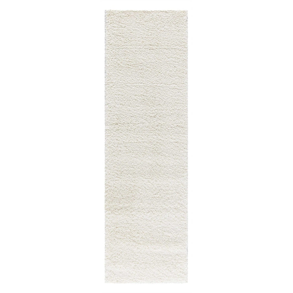 Tapis Nourison Malibu Shag moderne en peluche unie