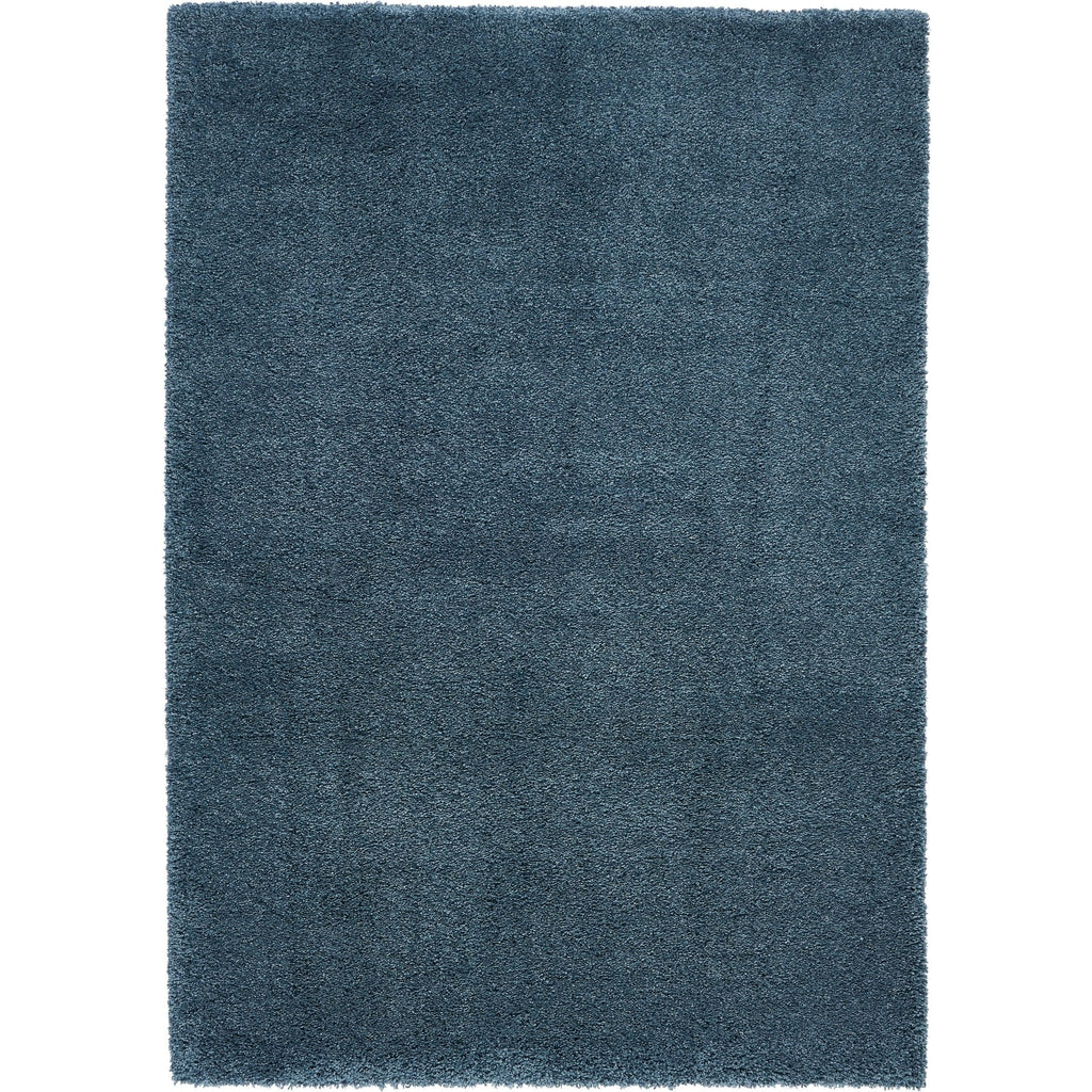 Tapis Nourison Malibu Shag moderne en peluche unie