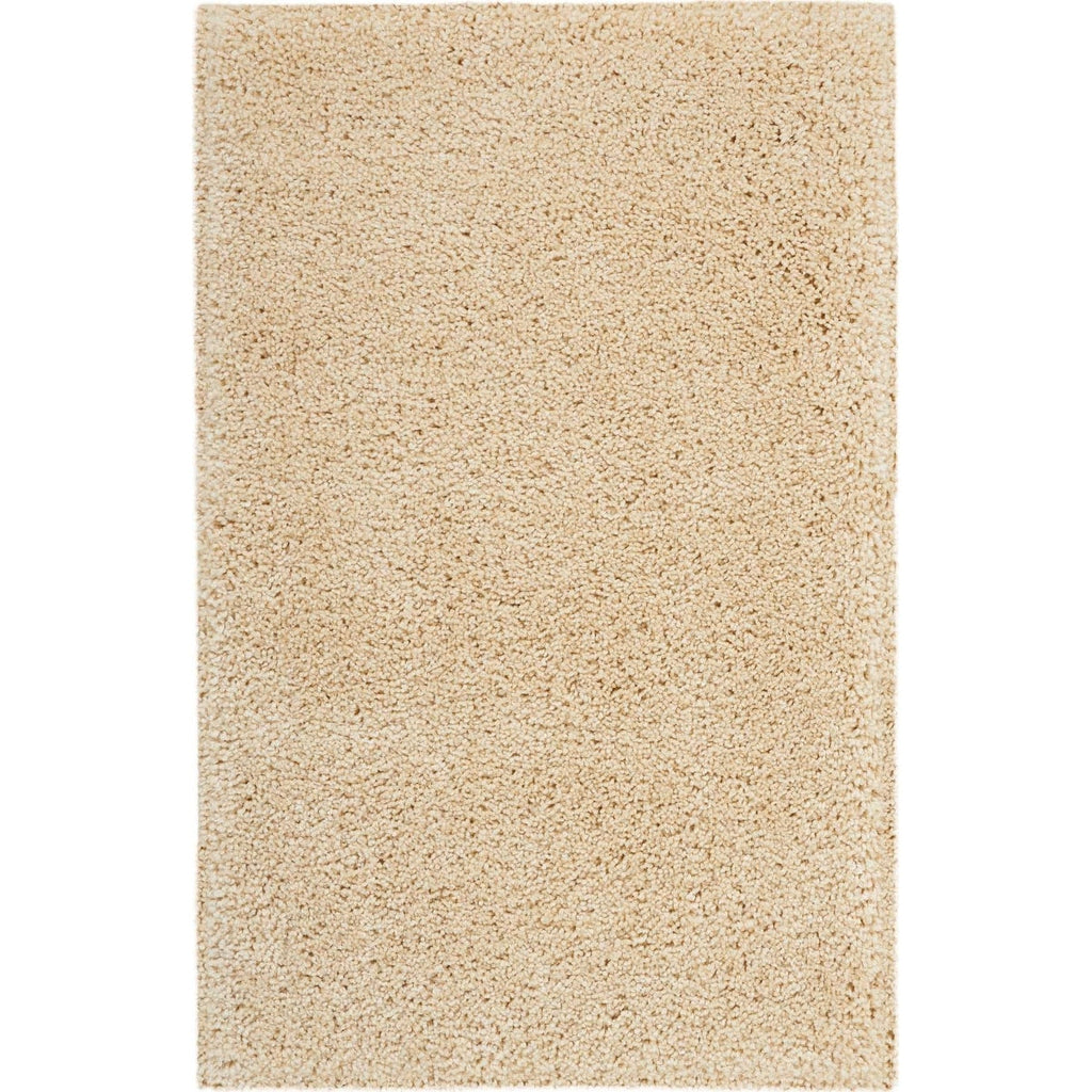 Tapis Nourison Malibu Shag moderne en peluche unie