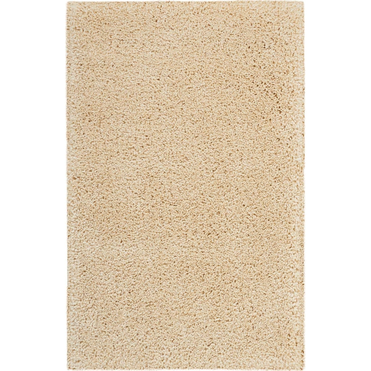 Tapis Nourison Malibu Shag moderne en peluche unie