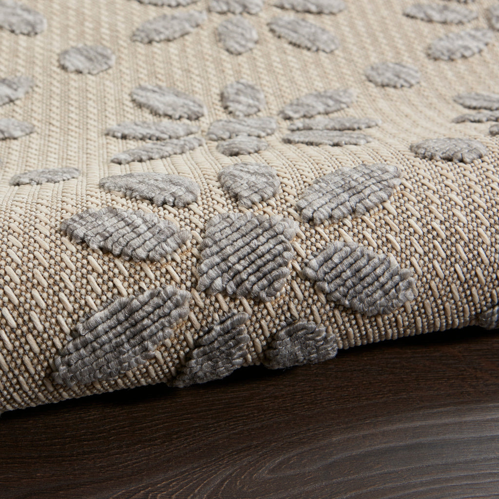 Nourison Palamos Modern Floral Hi Low Geometric Indoor Outdoor Area Rug