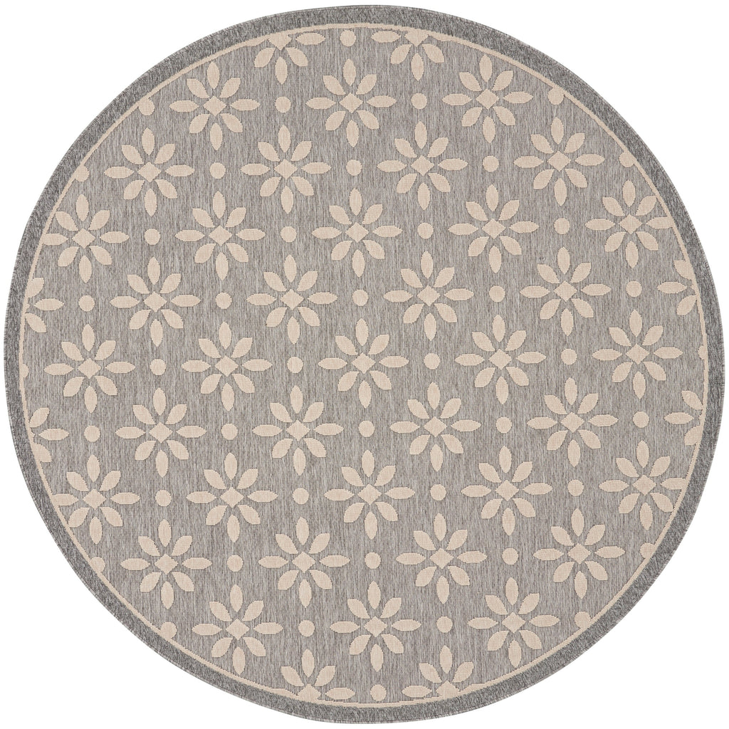Nourison Palamos Modern Floral Hi Low Geometric Indoor Outdoor Area Rug