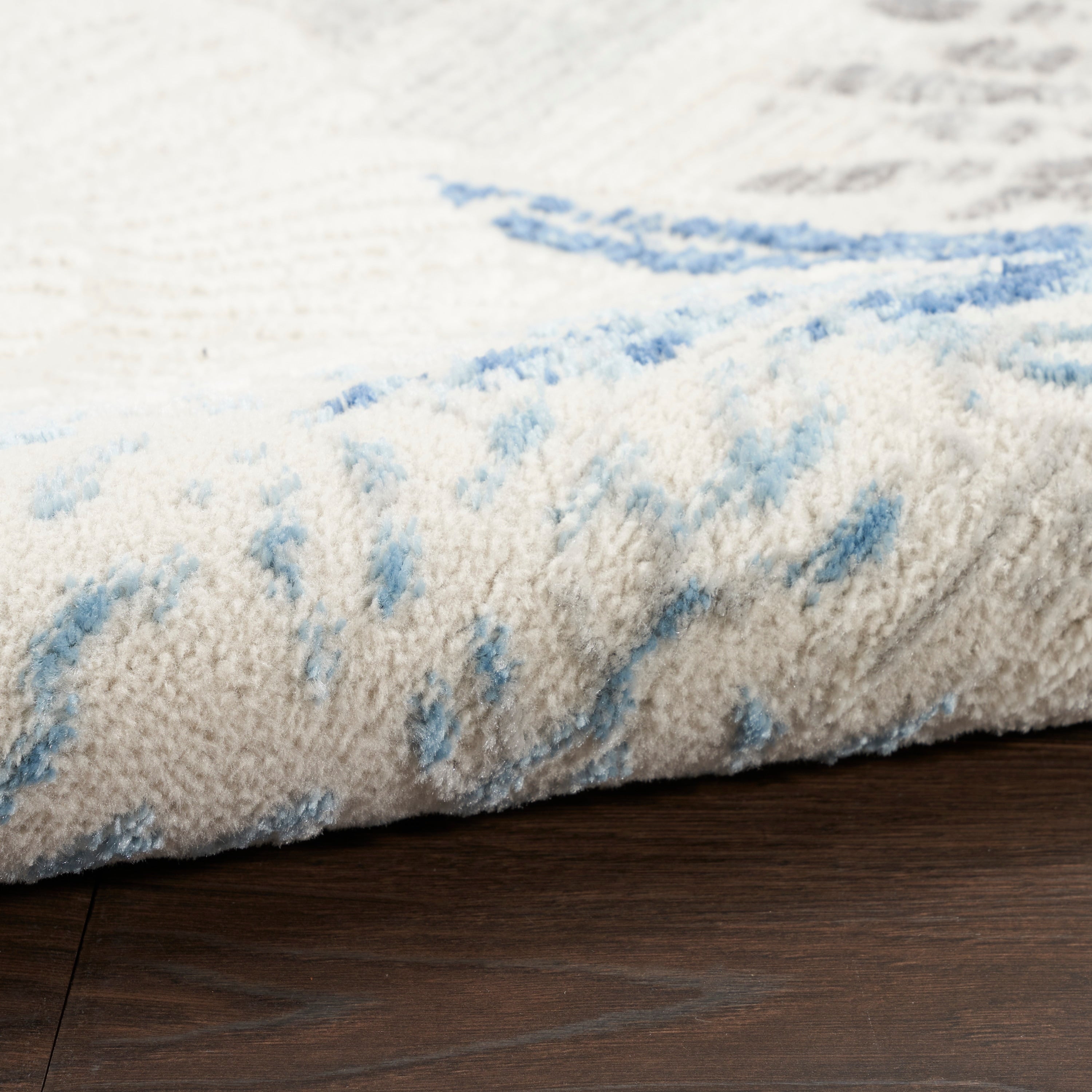 Tapis Nourison Pompéi, motif coquillages et coraux, idéal pour la plage côtière