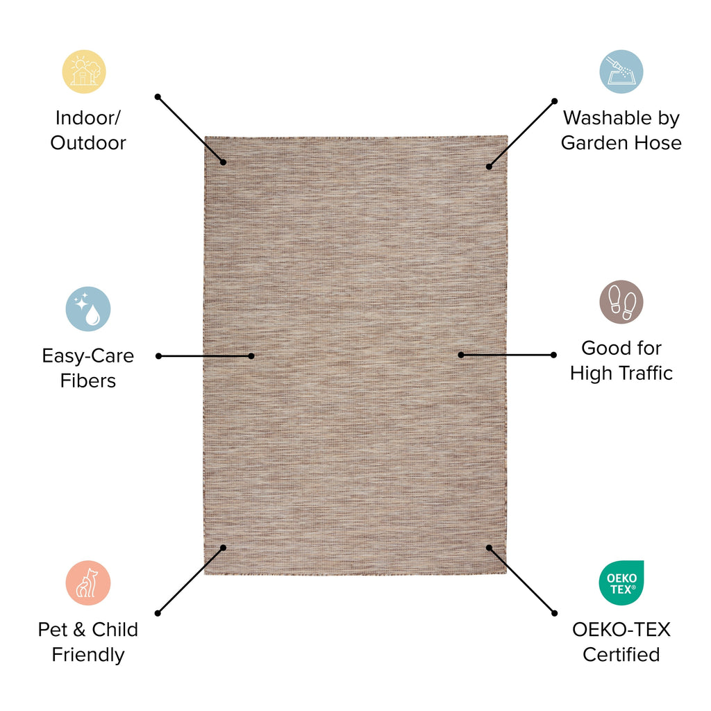 Nourison Positano Casual Modern Indoor/Outdoor Rug