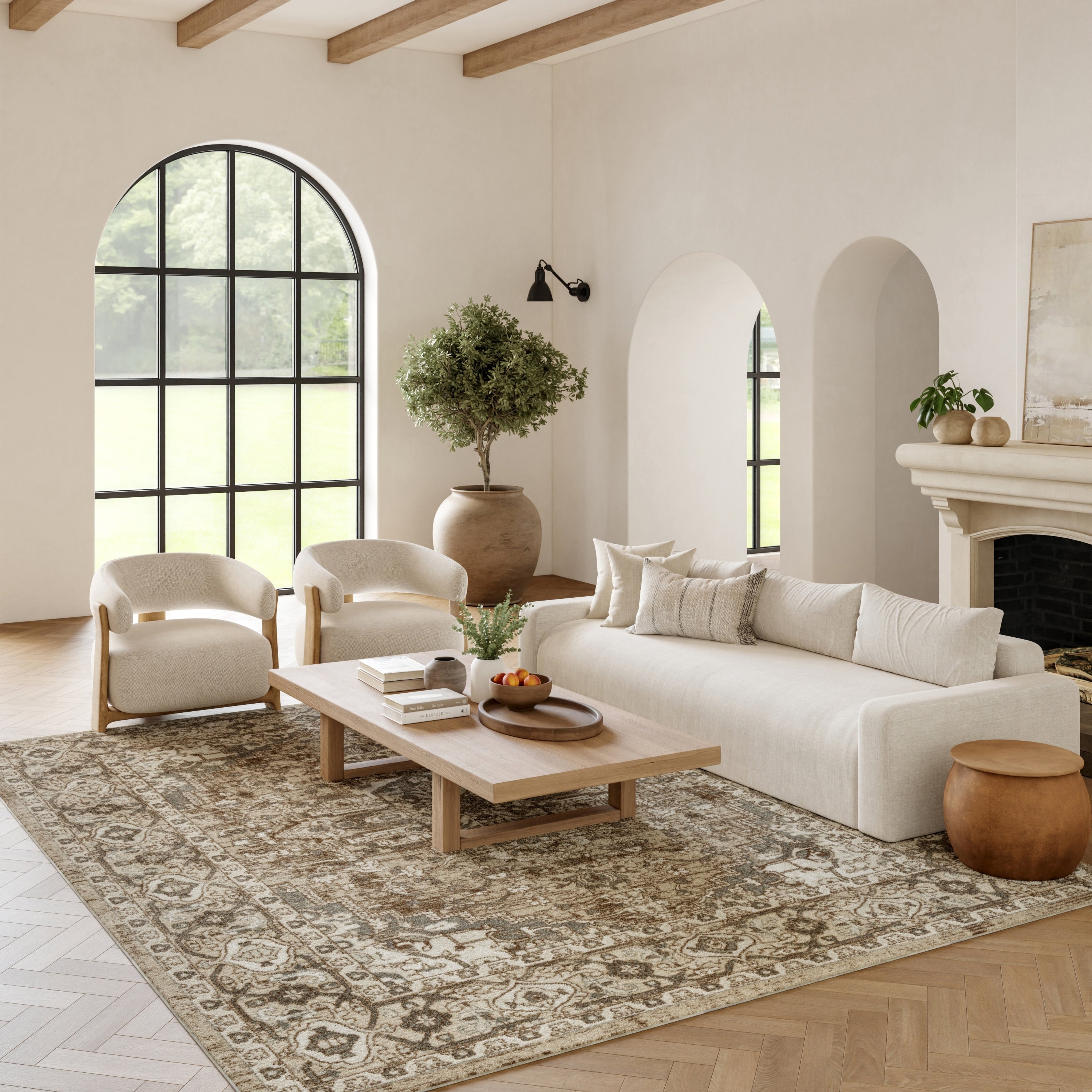 Tapis persan d'intérieur Nourison Quarry.