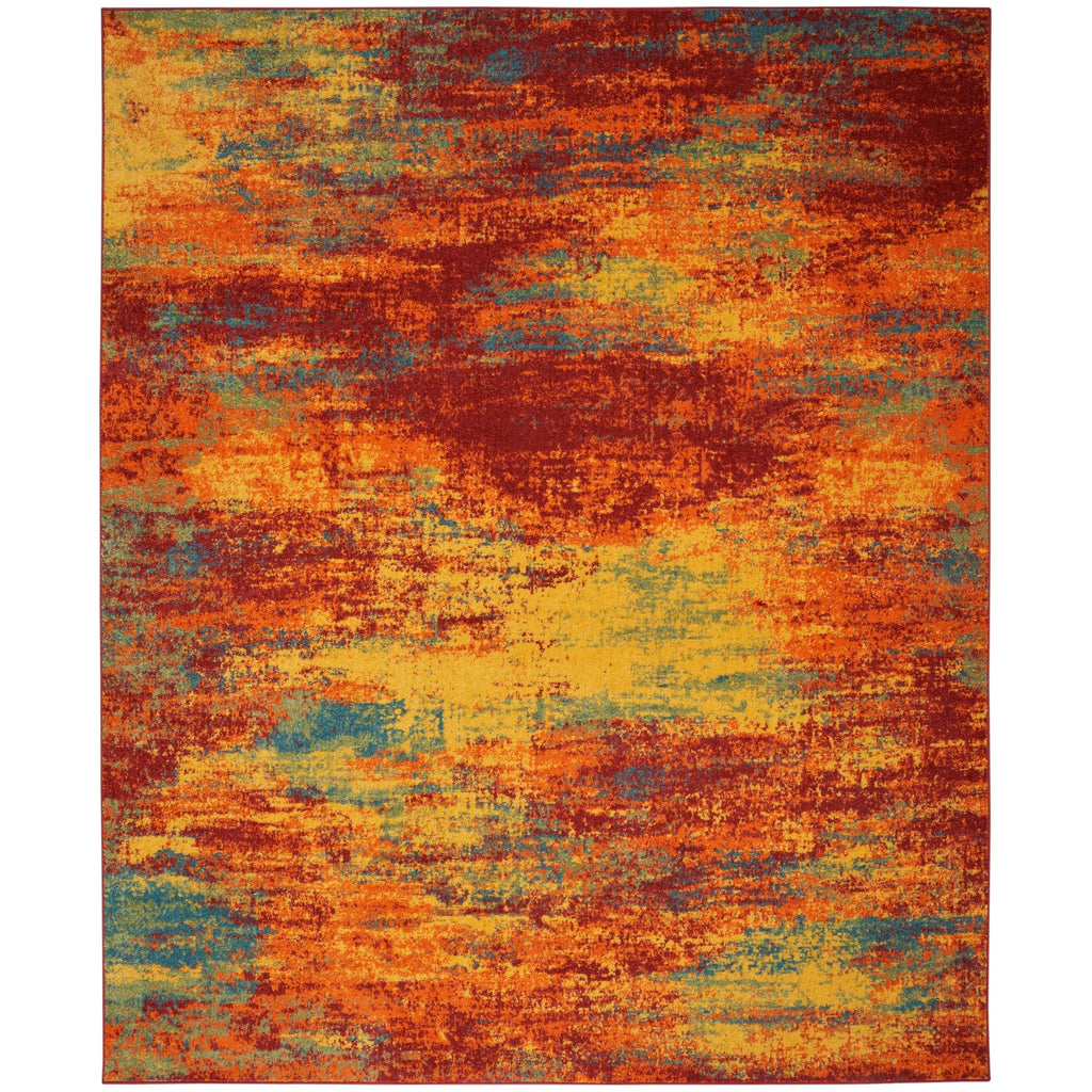 Nourison Sandy Indoor/Outdoor Abstract Area Rug