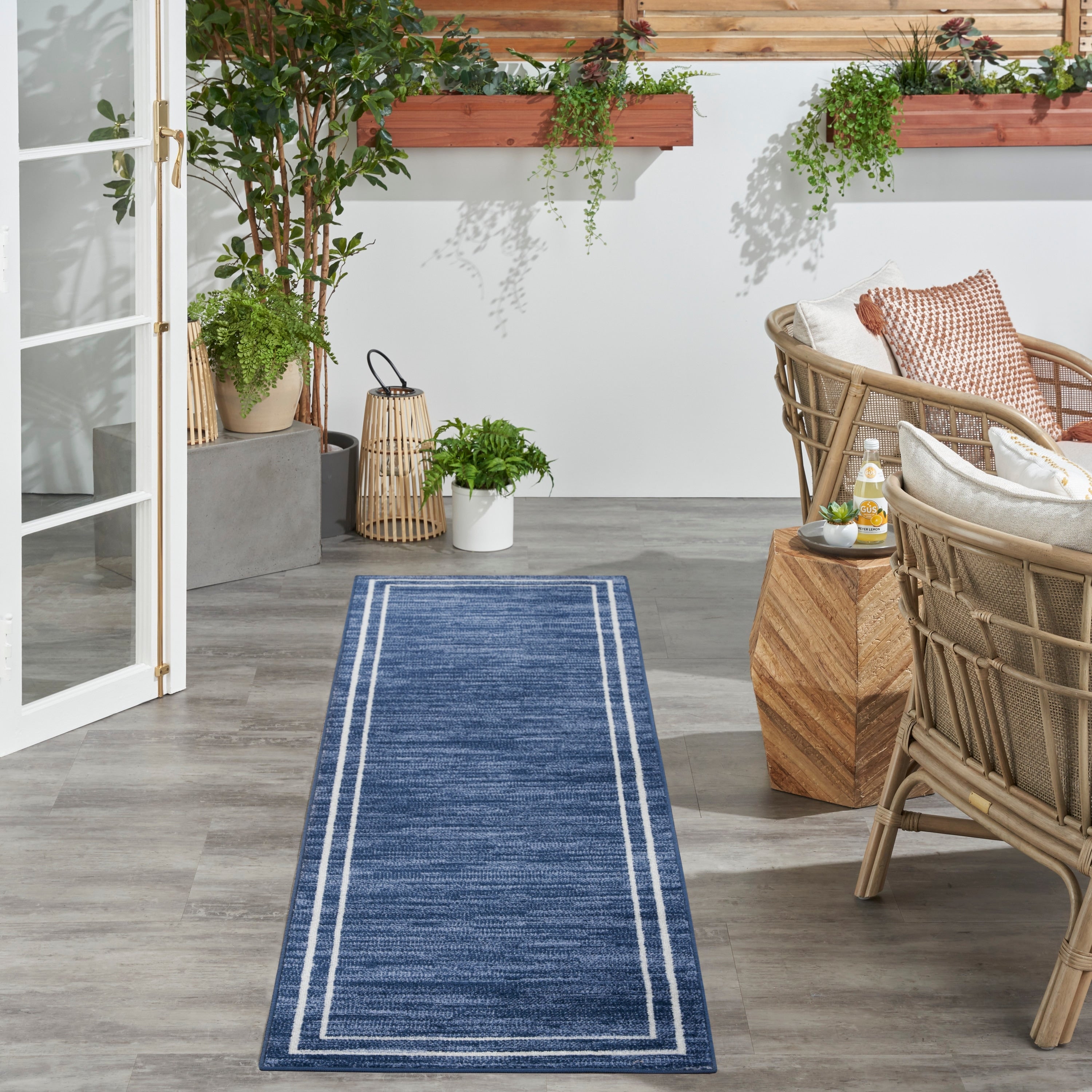 Nourison Sandy Indoor / Outdoor Solid Area Rug