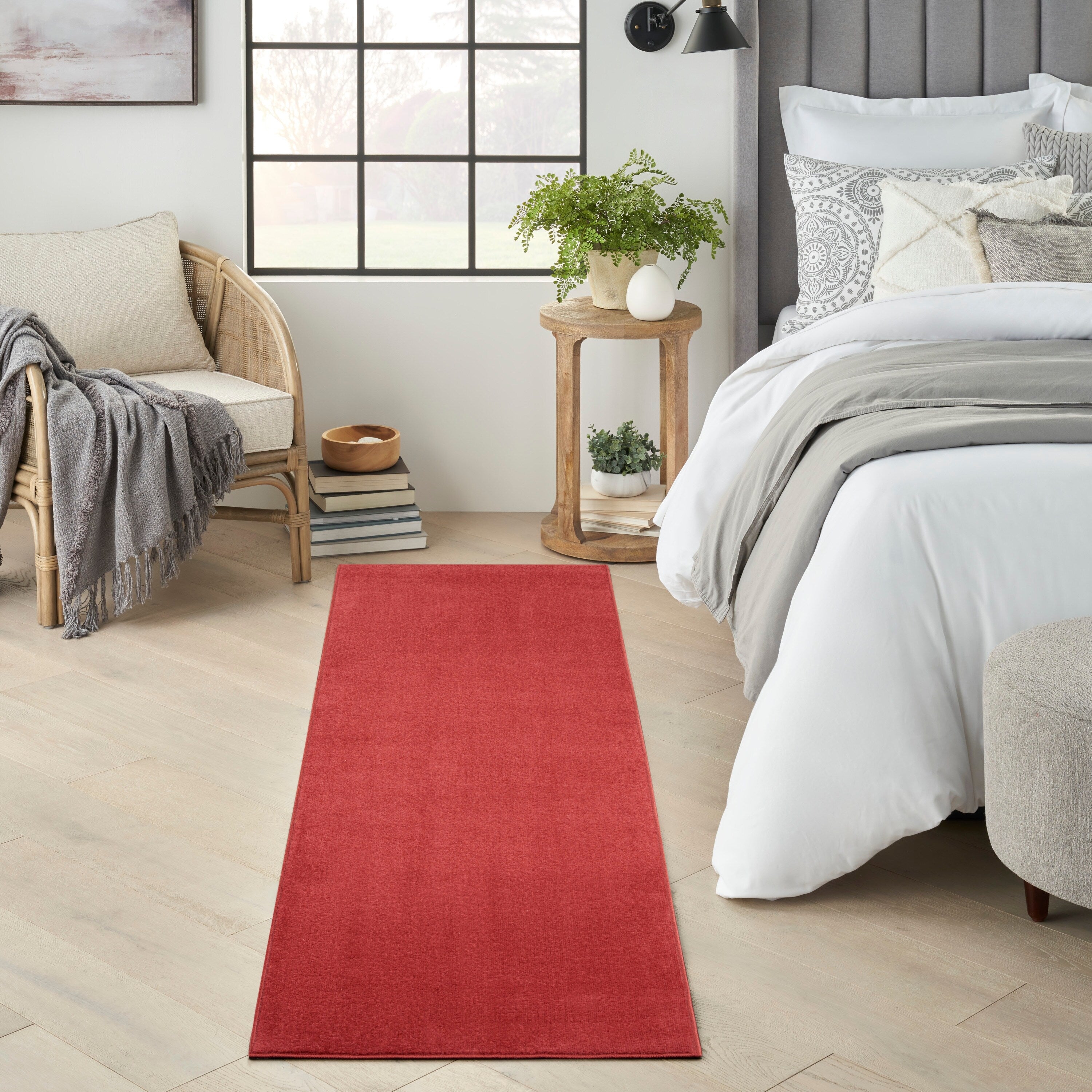 Nourison Modern Solid Indoor/Outdoor Area Rug