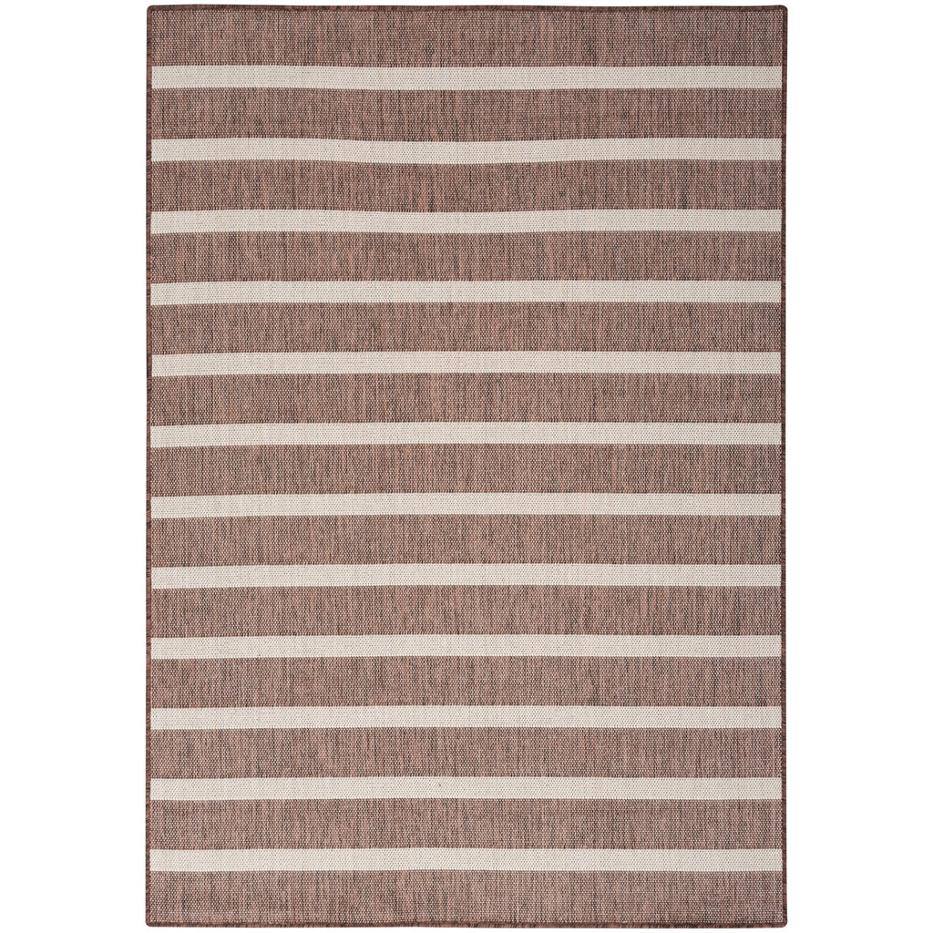 Nourison Selerno Indoor/Outdoor Striped Area Rug.