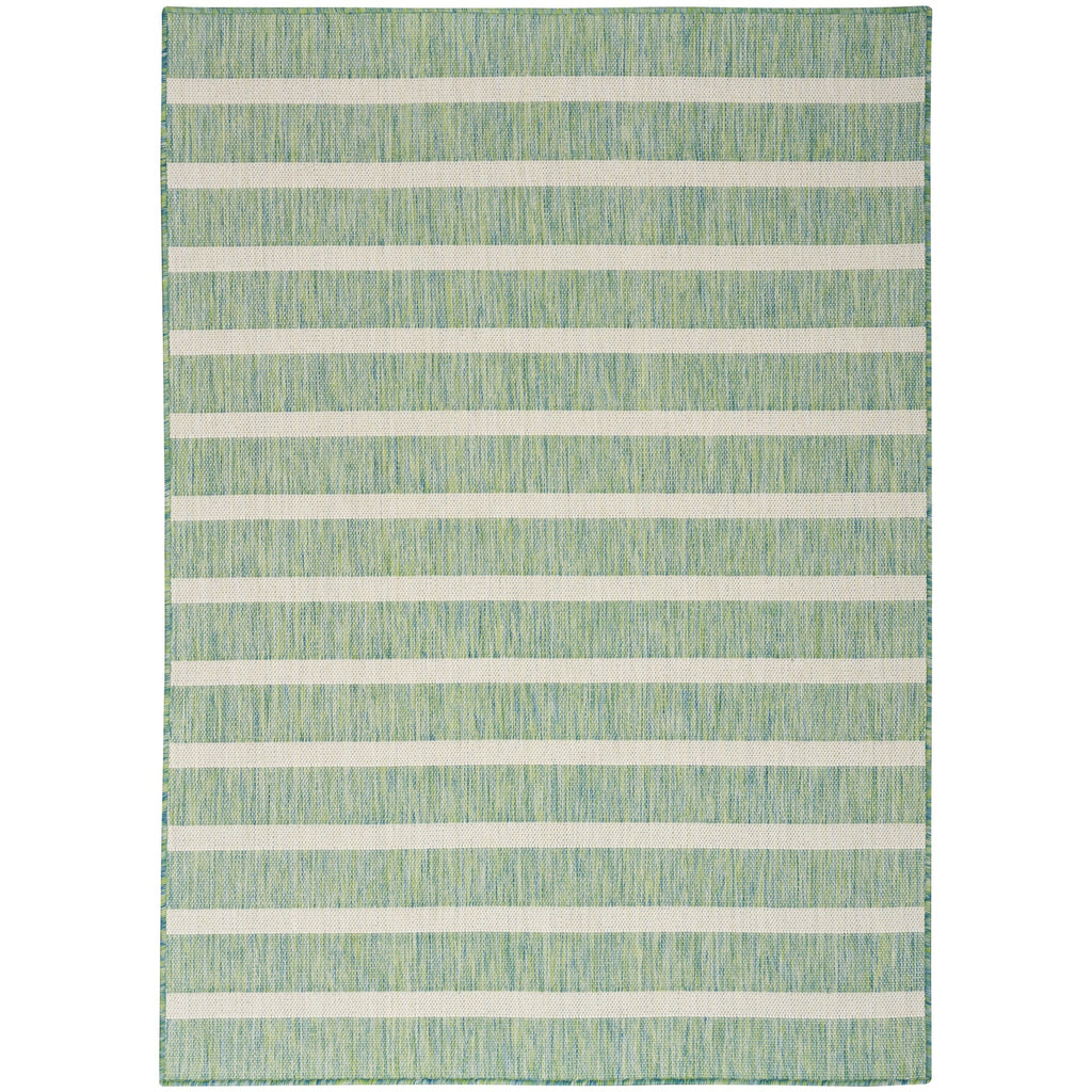 Nourison Selerno Indoor/Outdoor Striped Area Rug.