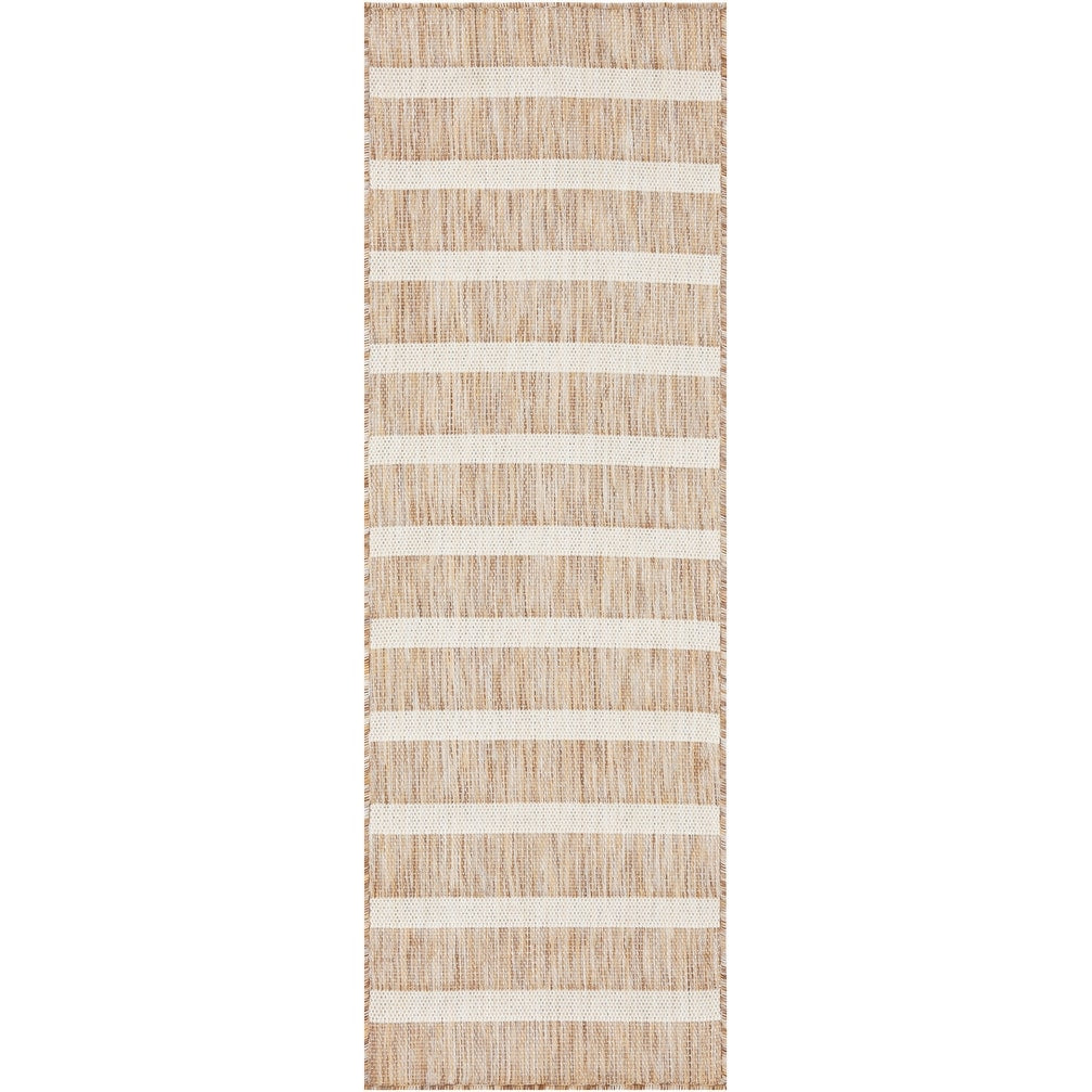 Nourison Selerno Indoor/Outdoor Striped Area Rug.