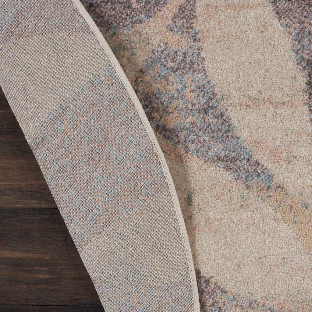 Tapis décoratif à feuilles florales tranquille Nourison