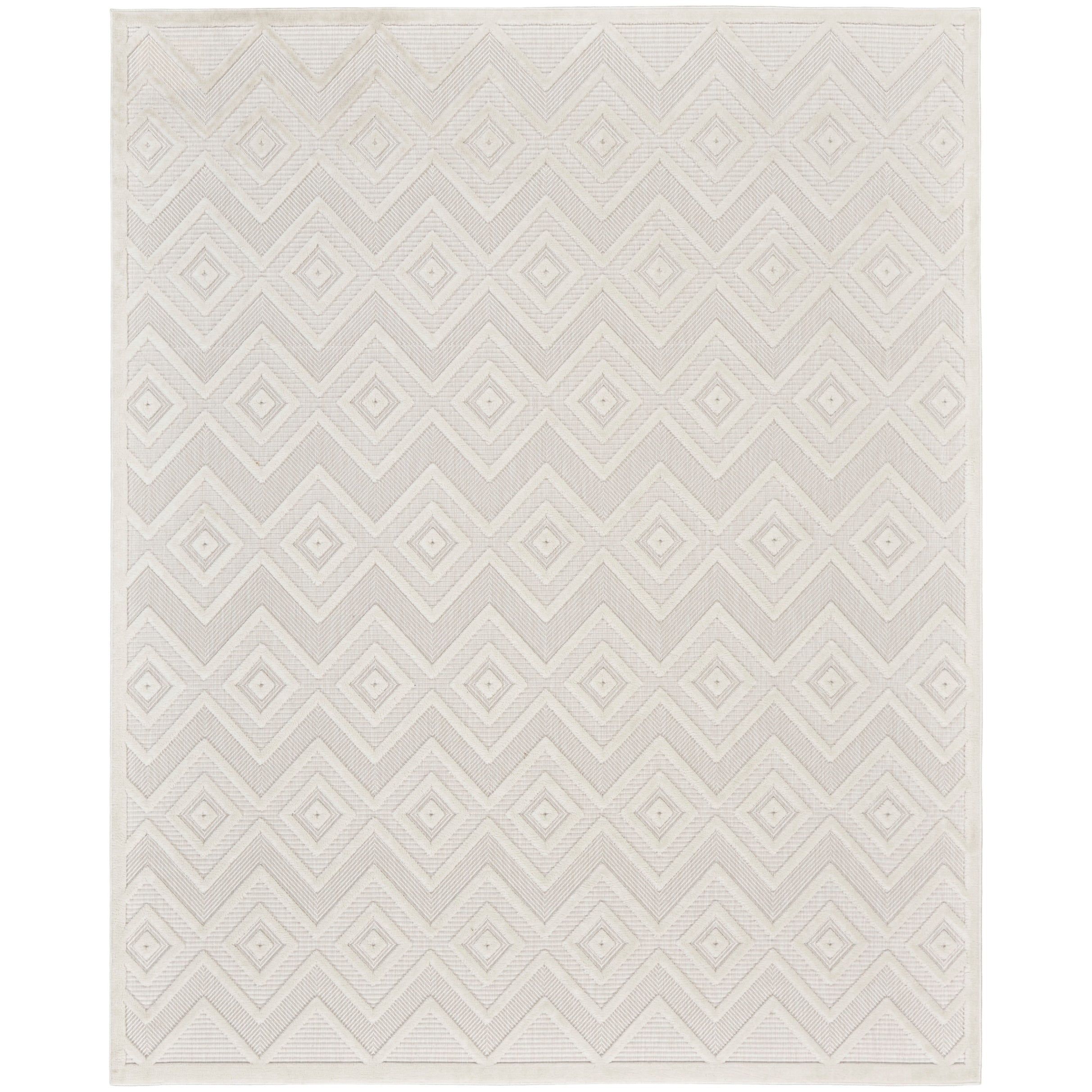 Nourison Versatile Indoor/Outdoor Geometric Flatweave Area Rug