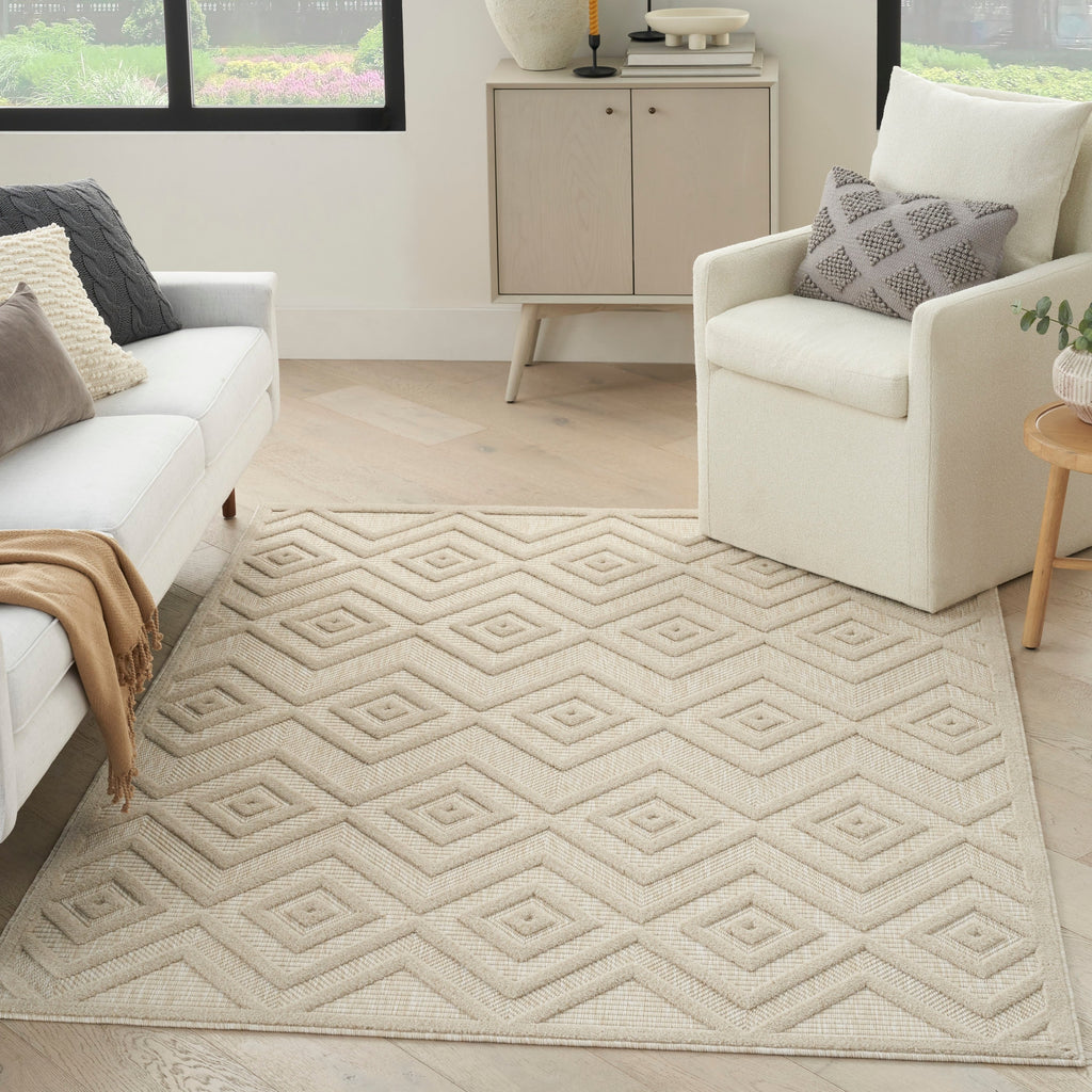 Nourison Versatile Indoor/Outdoor Geometric Flatweave Area Rug