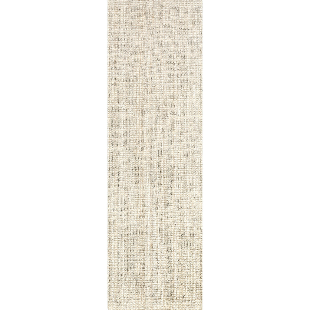 Nuloom Ashli Solid Farmhouse Jute Area Rug