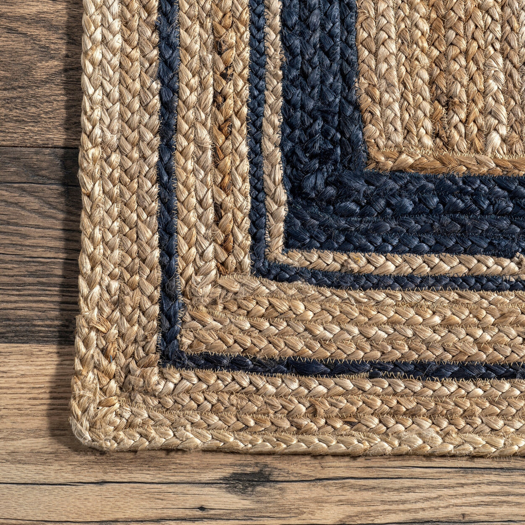 Nuloom Rikki Coastal Braided Jute Area Rug