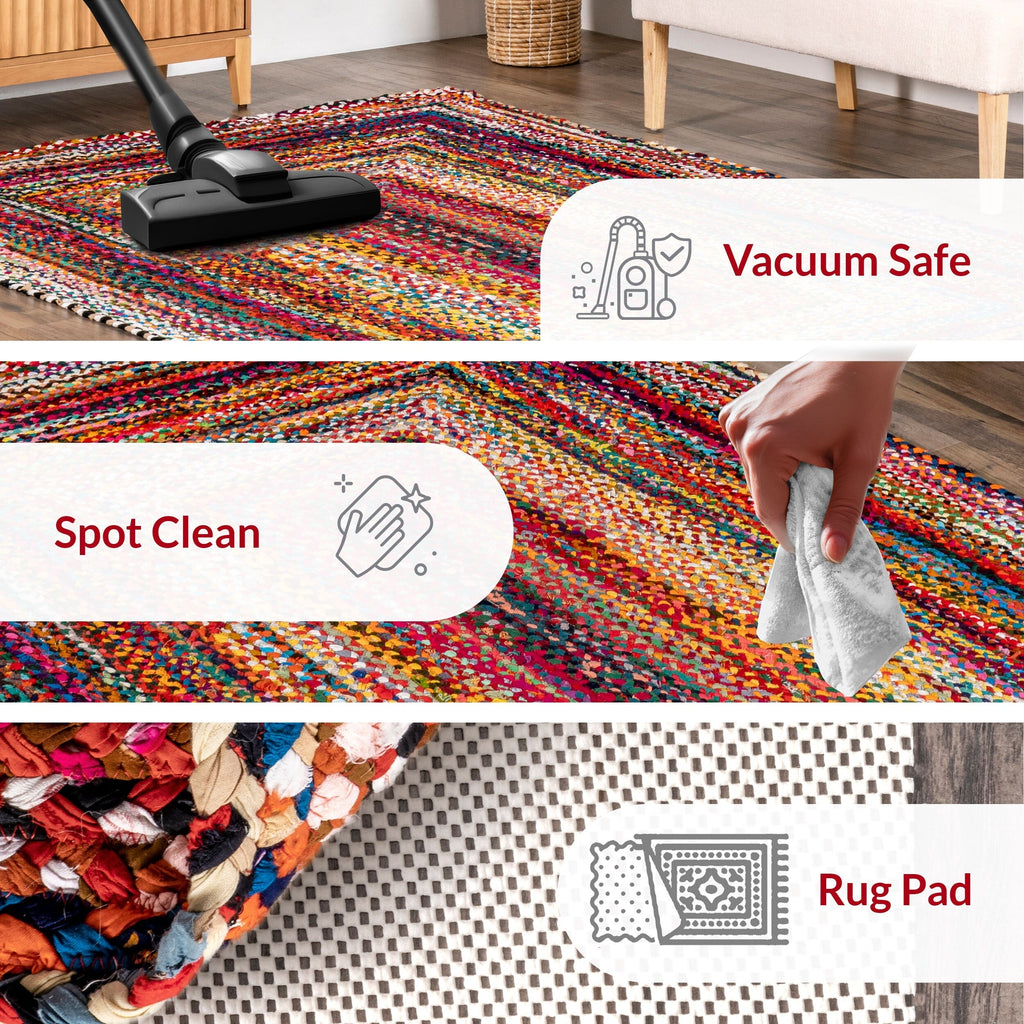 Nuloom Tammara Bohemian Hand Braided Area Rug