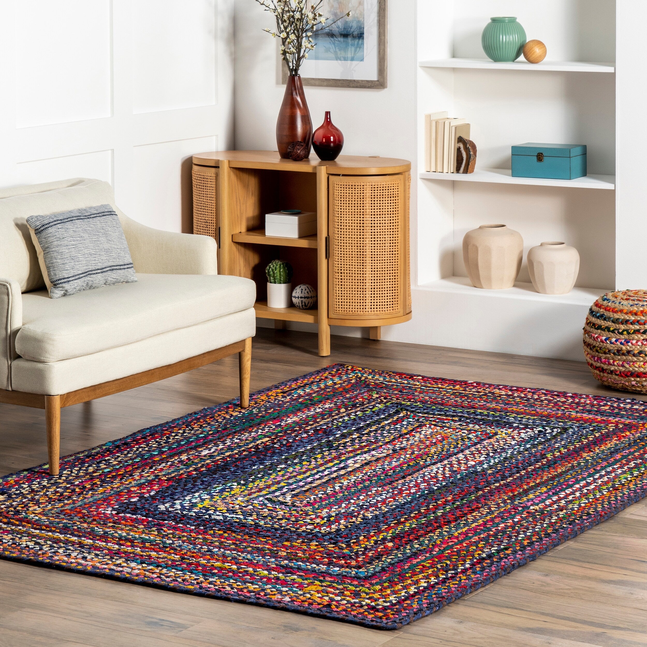 Nuloom Tammara Bohemian Hand Braided Area Rug
