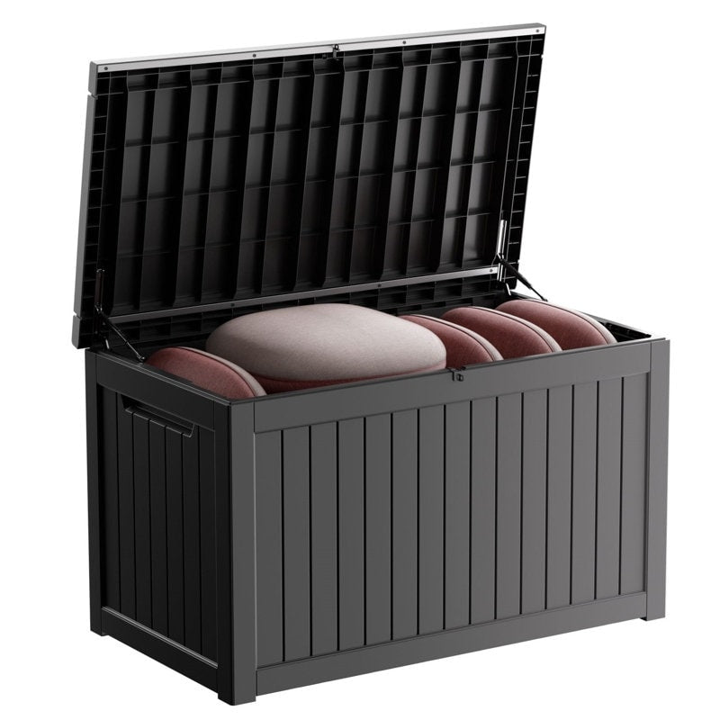 Outdoor Patio Storage Resin Lockable Deck Box