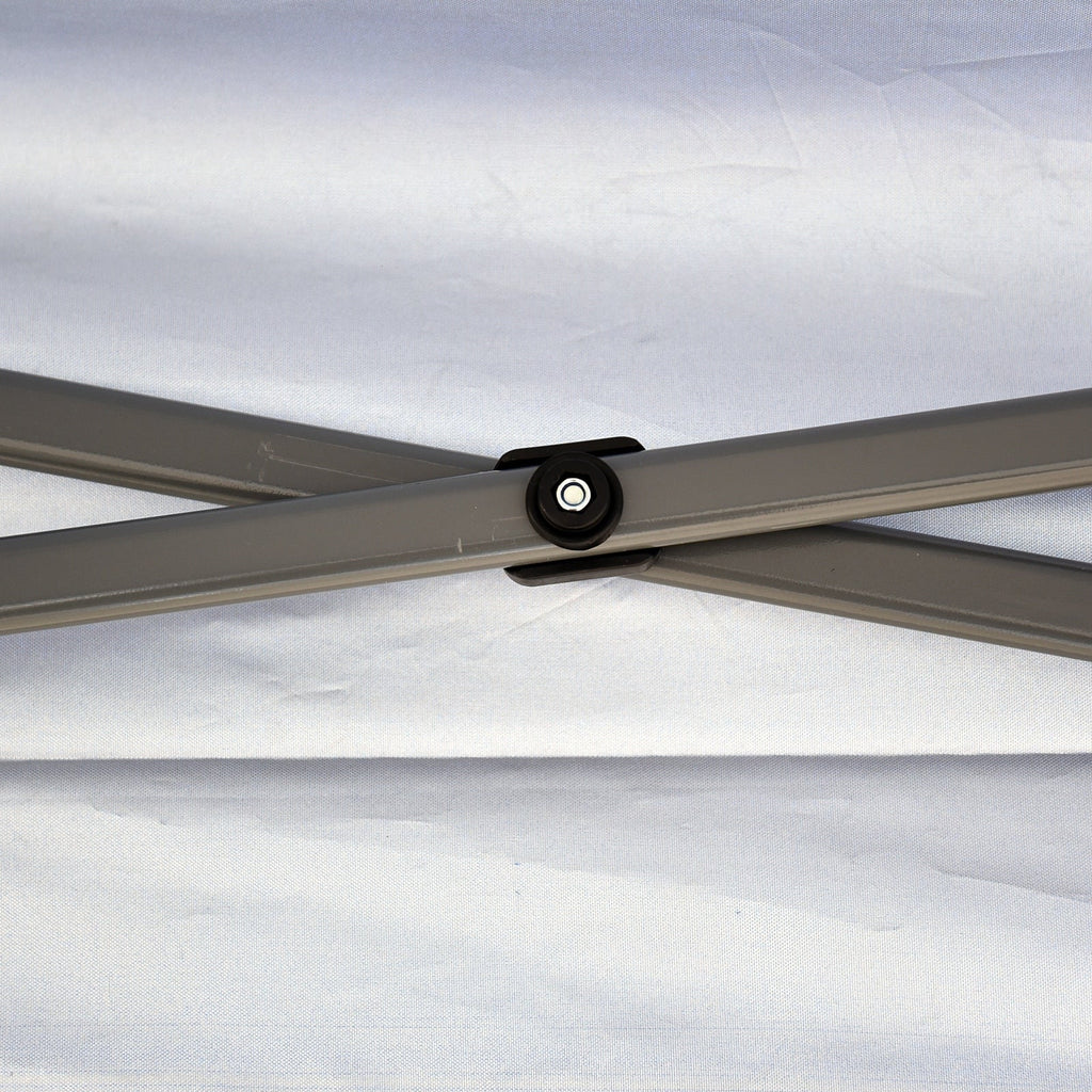 Auvent pop-up robuste Outsunny avec cadre robuste, toit anti-UV et sac de transport pour terrasse, jardin, plage et arrière-cour