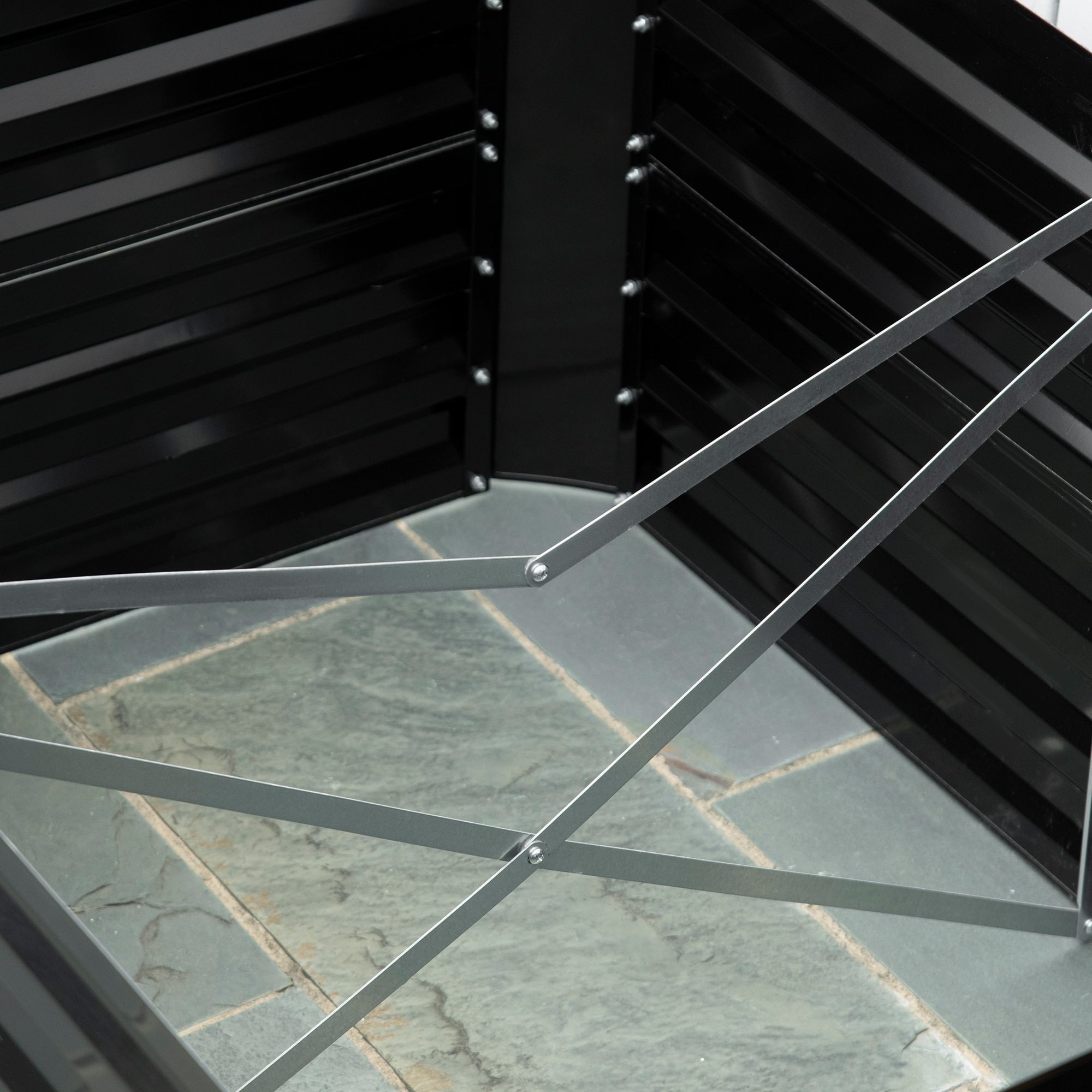 Outsunny Raised Garden Bed, 71 x 36 x 23 Galvanized Steel Planters for Outdoor Plants with Reinforced Rods