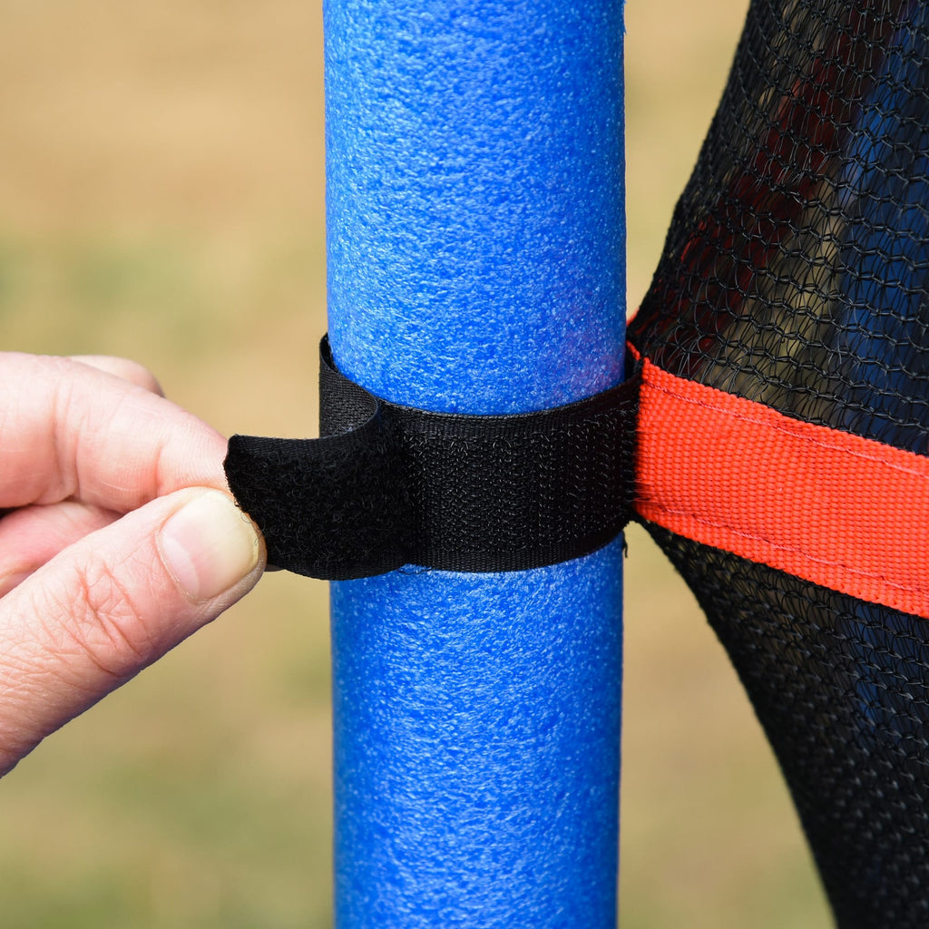 Outsunny 5' Diameter Kids Trampoline with Net for Indoors & Outdoors, Ages 3 to 6