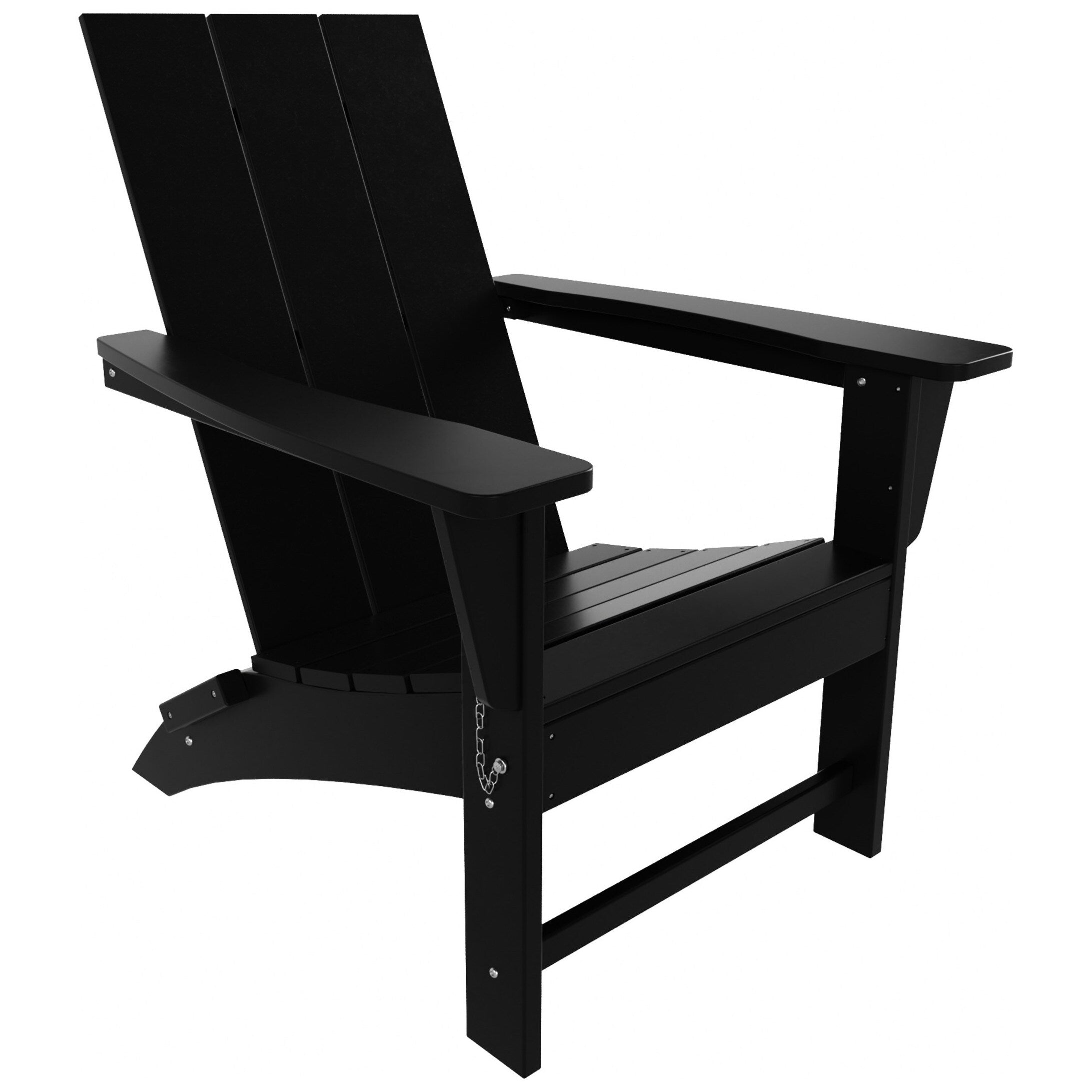 Chaise Adirondack pliante Polytrends Shoreside moderne et écologique, idéale pour les commerces et les résidences, toutes saisons