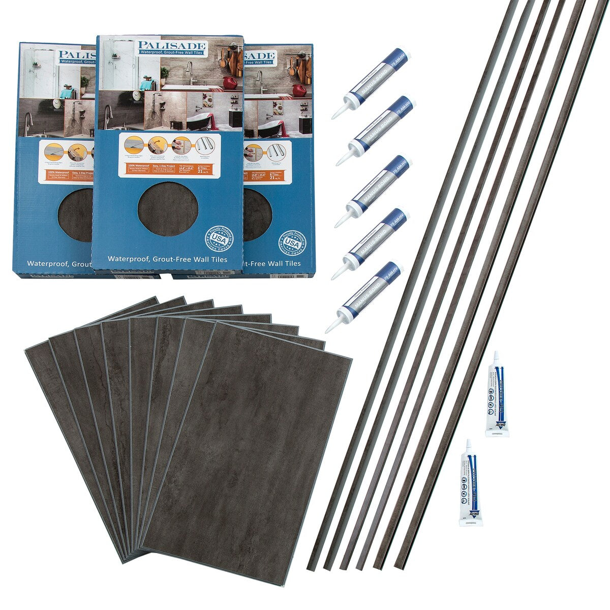 Palisade Wall Tile Shower Kit