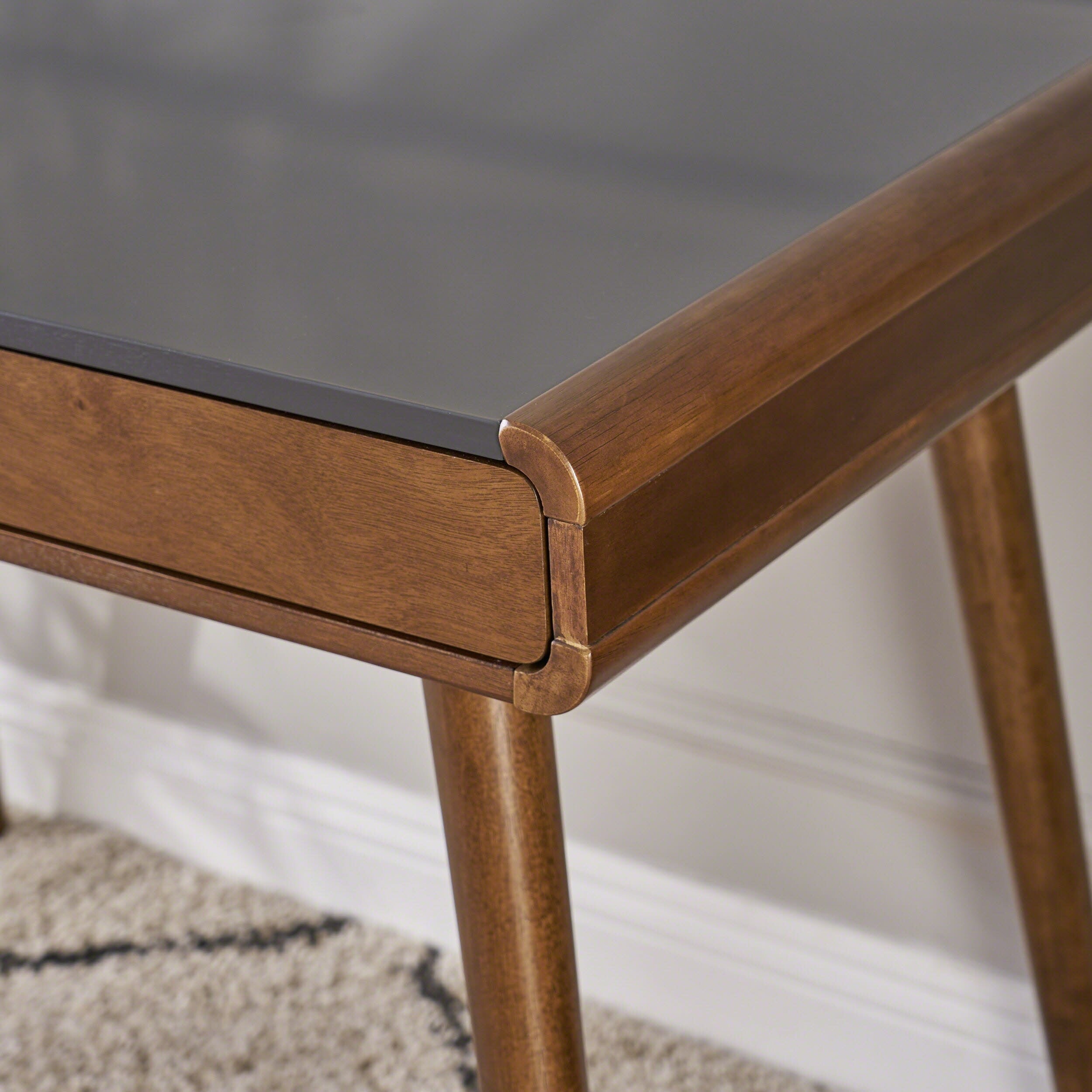 Bureau Peninah en imitation bois d'hévéa par Christopher Knight Home