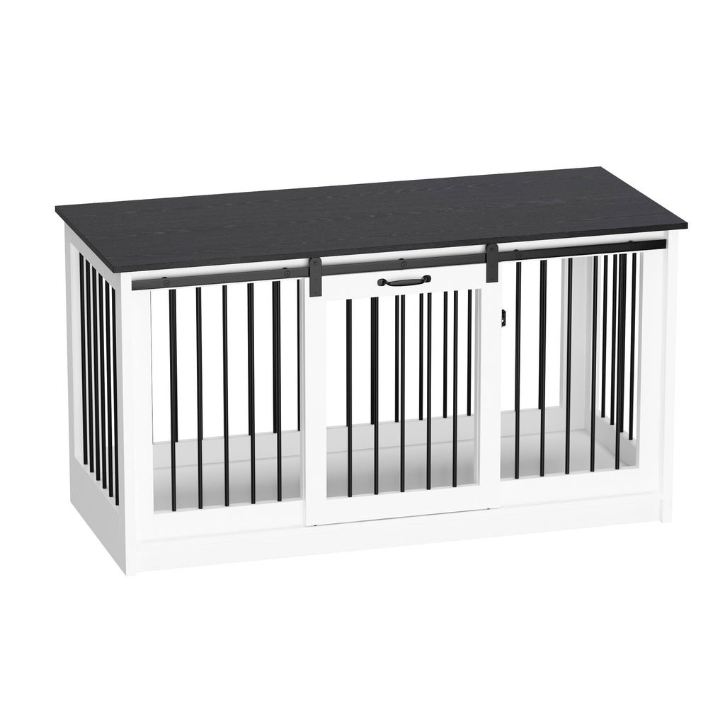 Cage pour chien élégante et robuste avec renfort en tube de fer