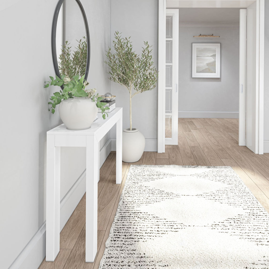 Console moderne en planches et poutres - 46