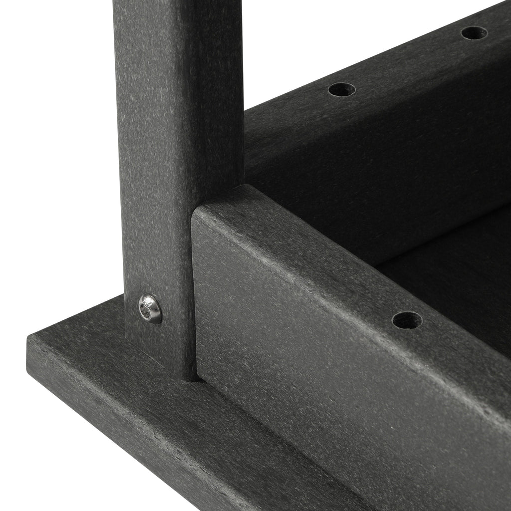 Polytrends Laguna Hdpe All Weather Outdoor Patio Rectangular Coffee Table