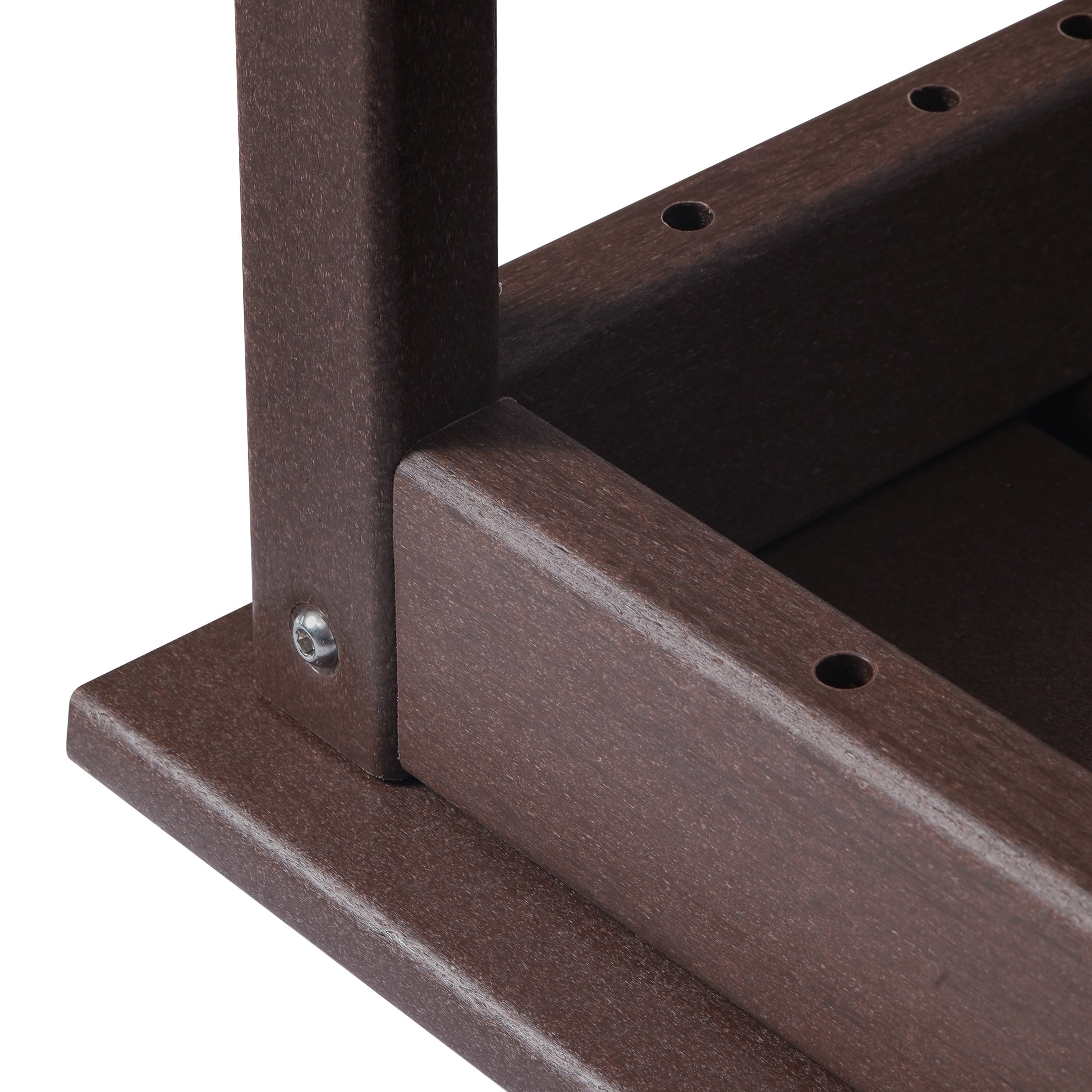 Polytrends Laguna Hdpe All Weather Outdoor Patio Rectangular Coffee Table